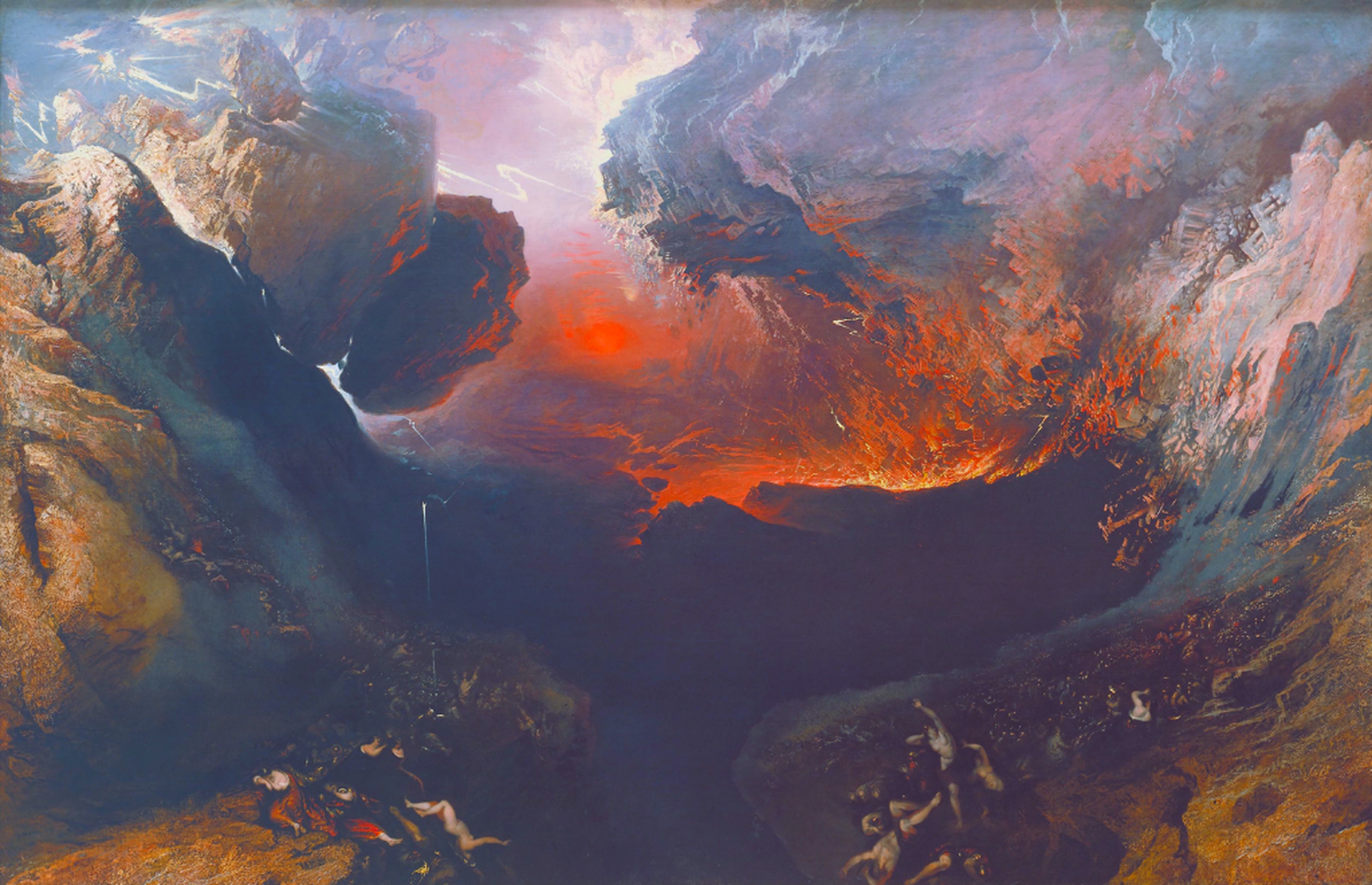 The Great Day of His Wrath 1851 by John Martin Reproduction