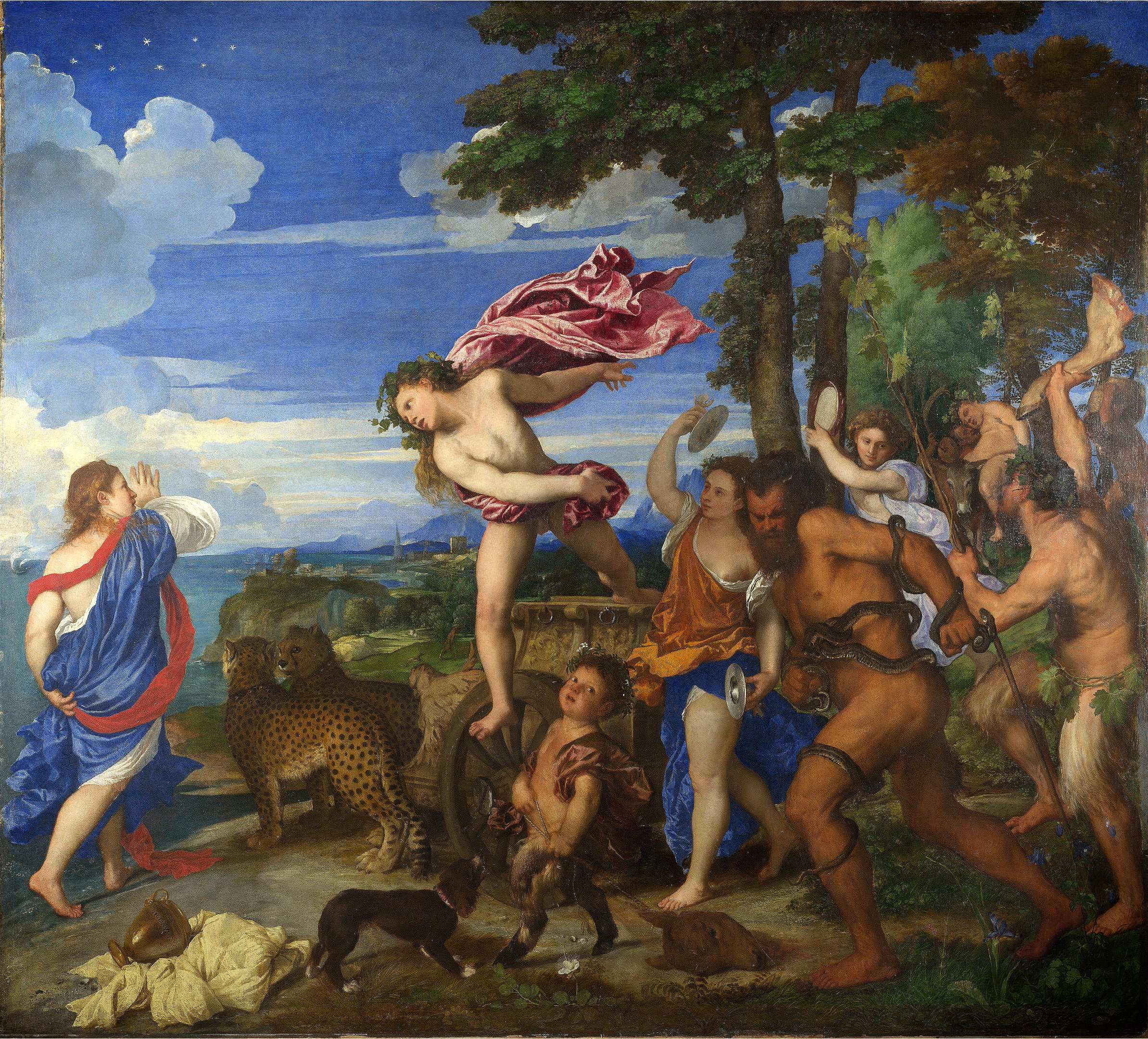Bacchus and Ariadne 1522 by Titian Reproduction