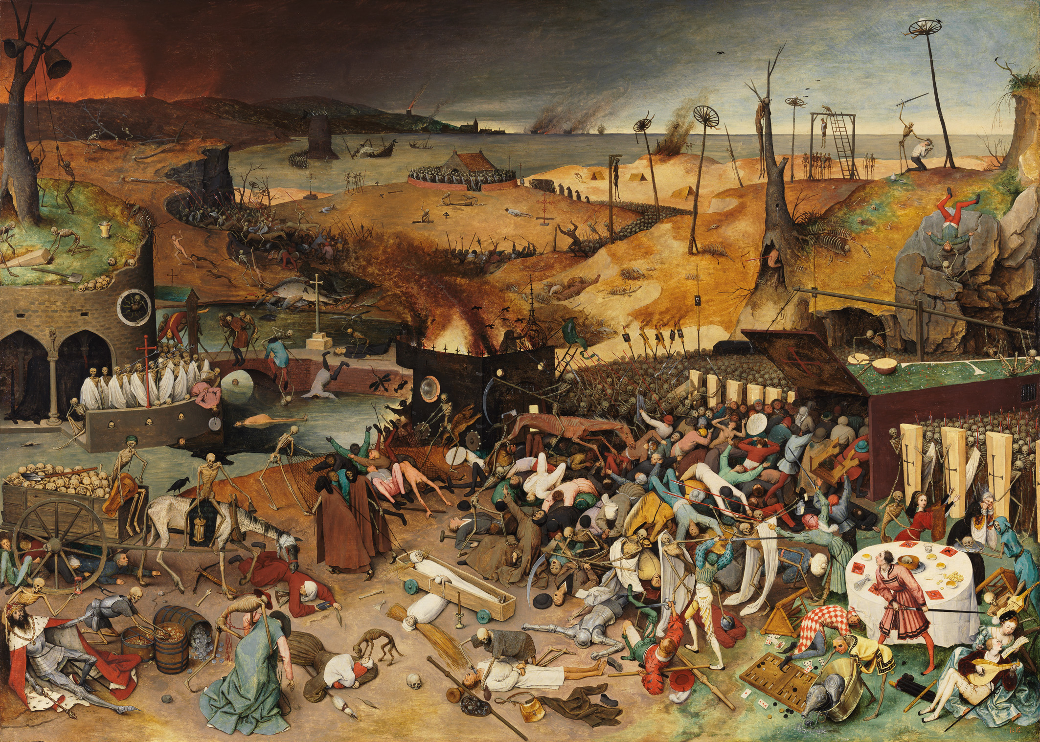 The Triumph of Death 1562 by Pieter Bruegel the Elder Reproduction