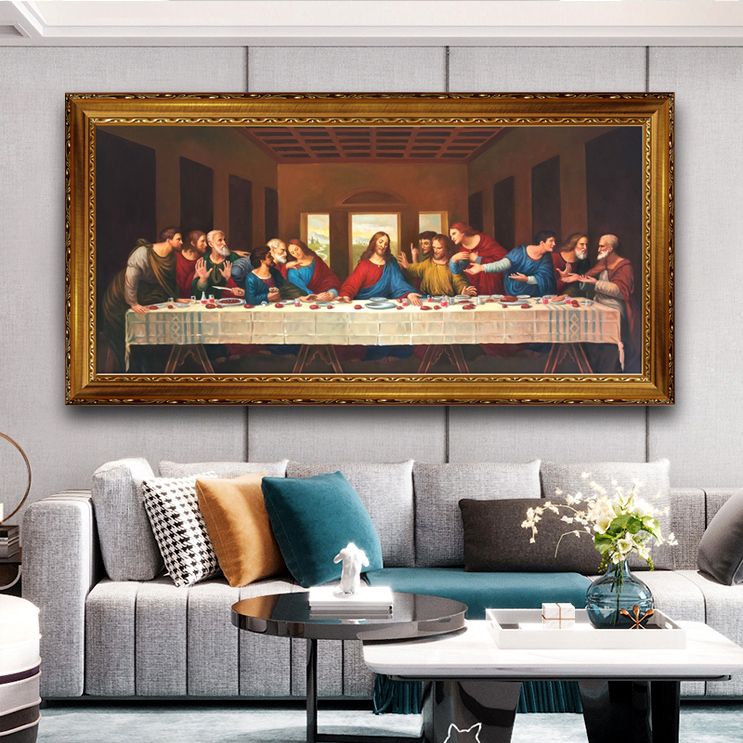 The Last Supper 1495 by Leonardo da Vinci Reproduction