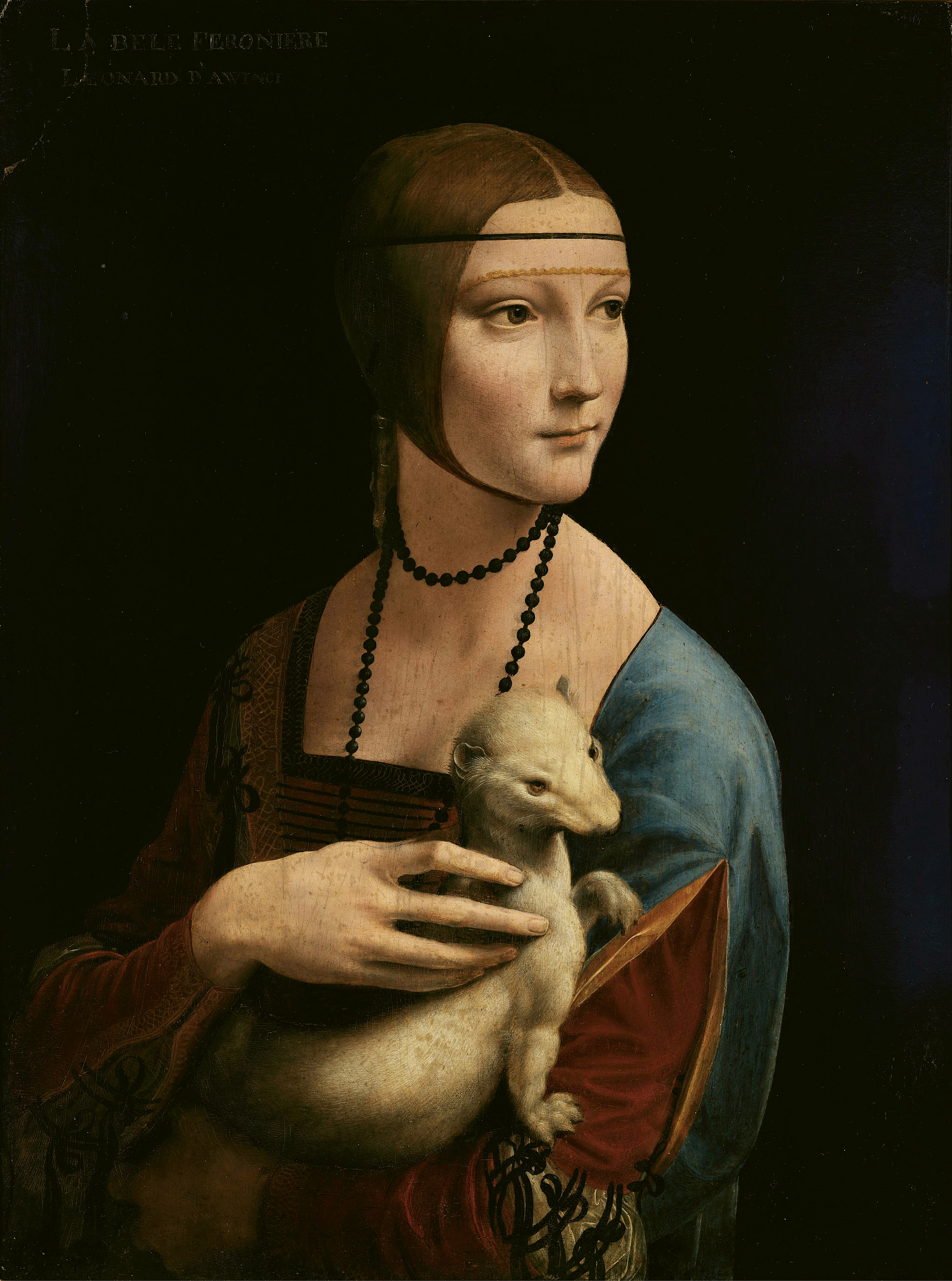 Lady with an Ermine by Leonardo da Vinci reproduction