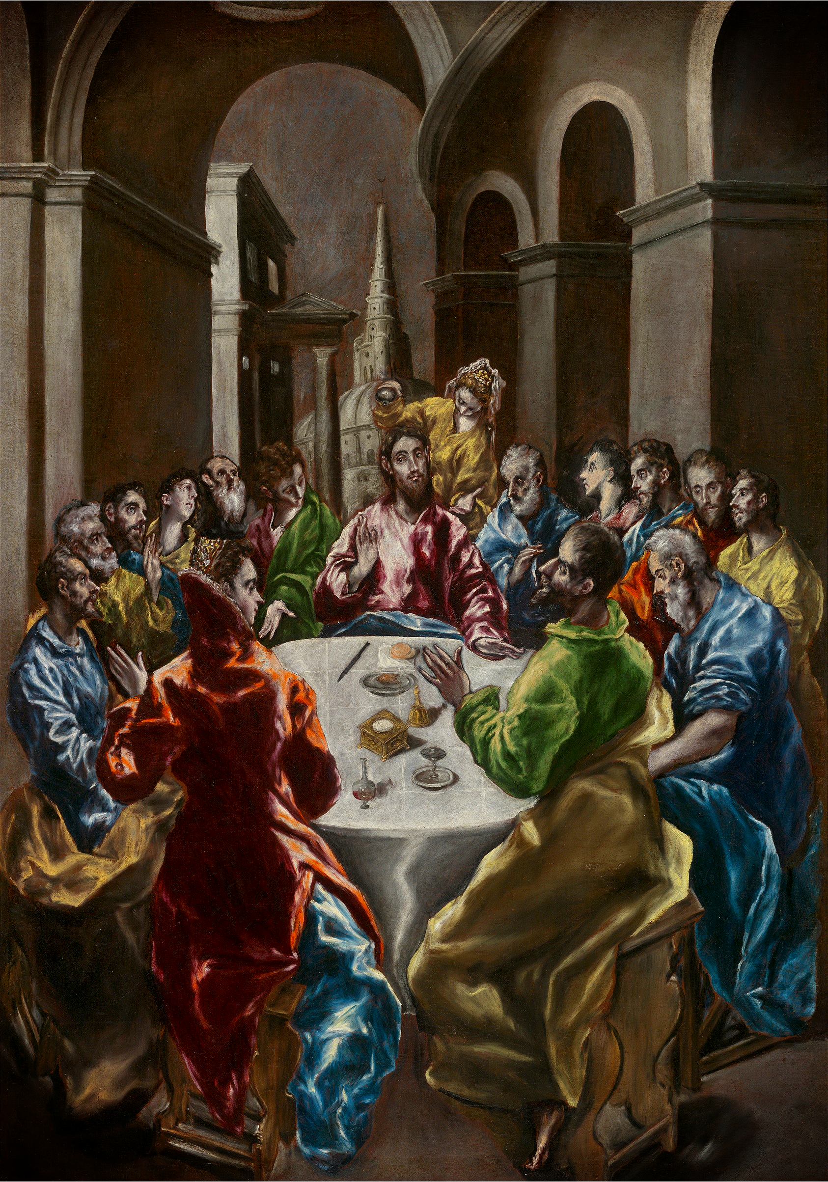 The Feast in the House of Simon 1608 by El Greco Reproduction