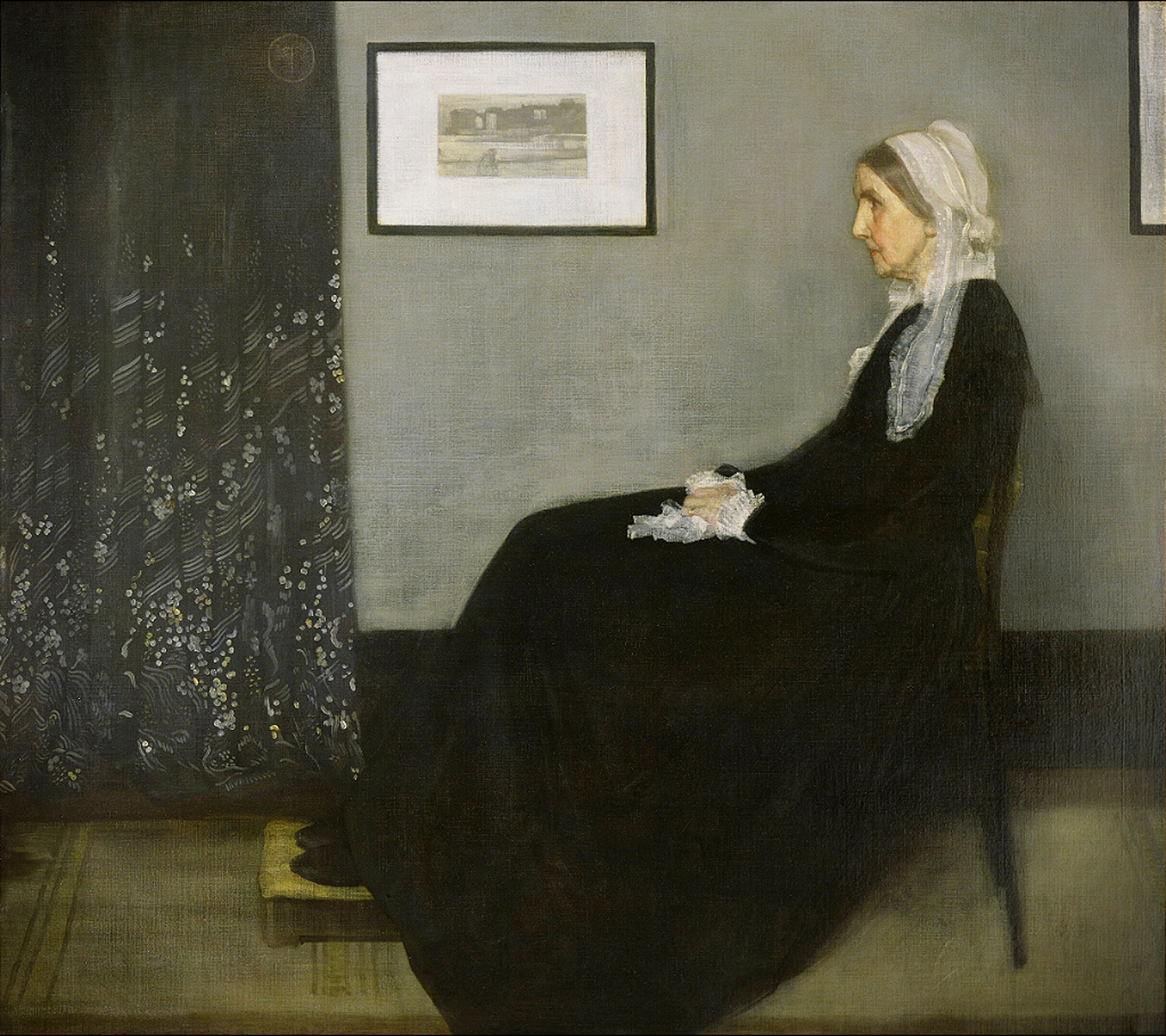 Whistler's Mother (Anna McNeill Whistler) 1871 by James Abbott McNeill Whistler Reproduction