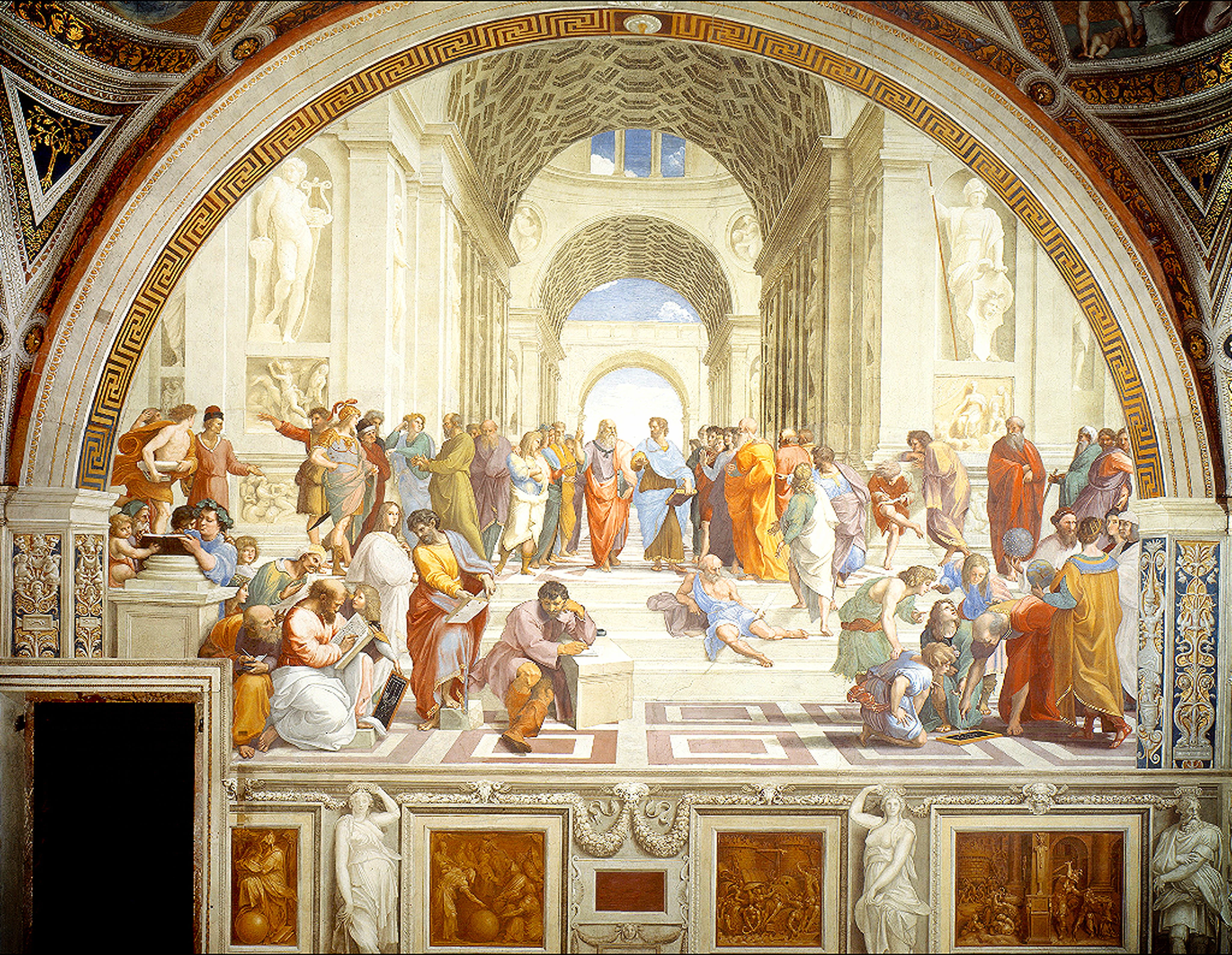 The School of Athens 1509 by Raphael Reproduction