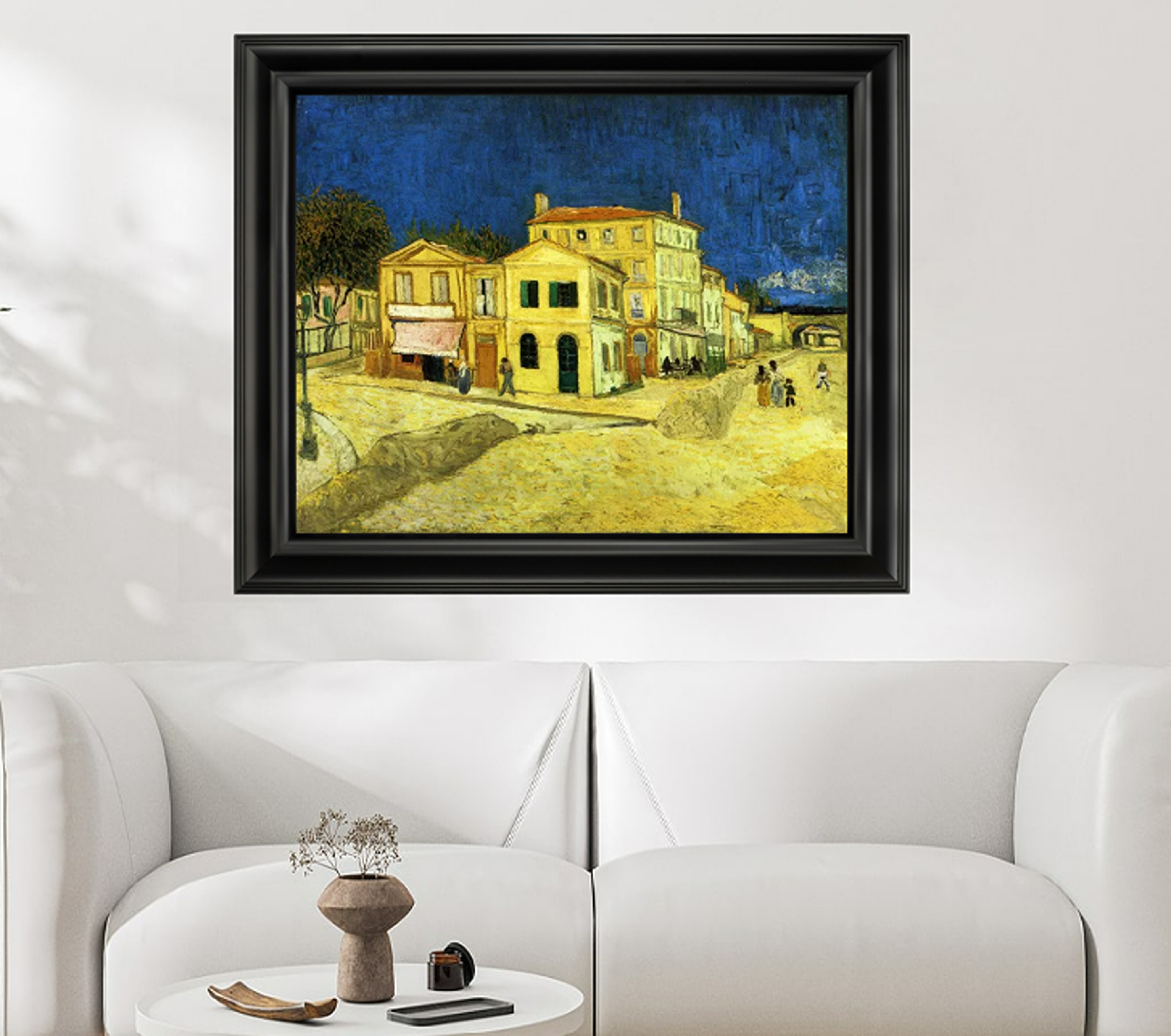 The Street (The Yellow House) 1888 by Vincent Van Gogh Reproduction