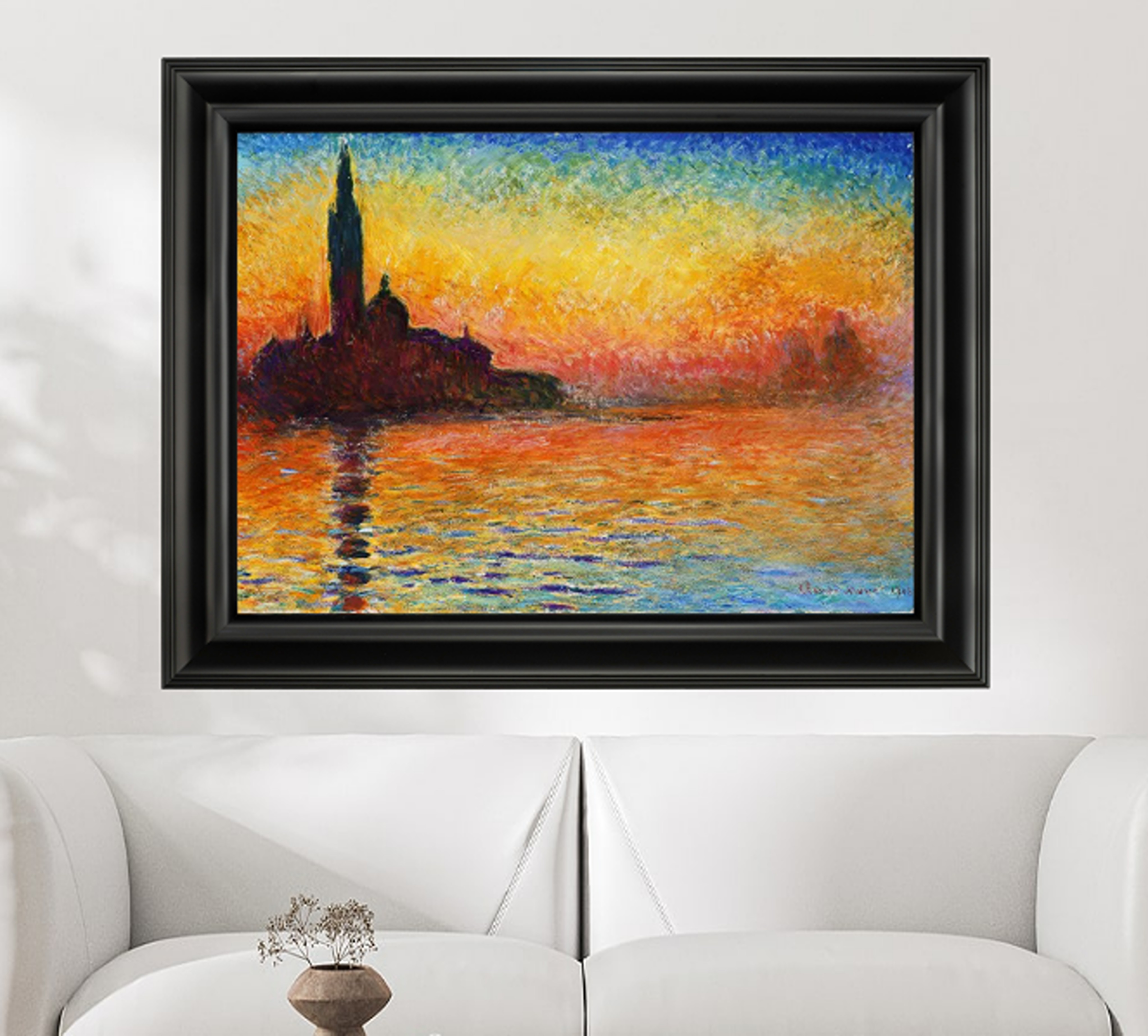  San Giorgio Maggiore at Dusk by Claude Monet Reproduction