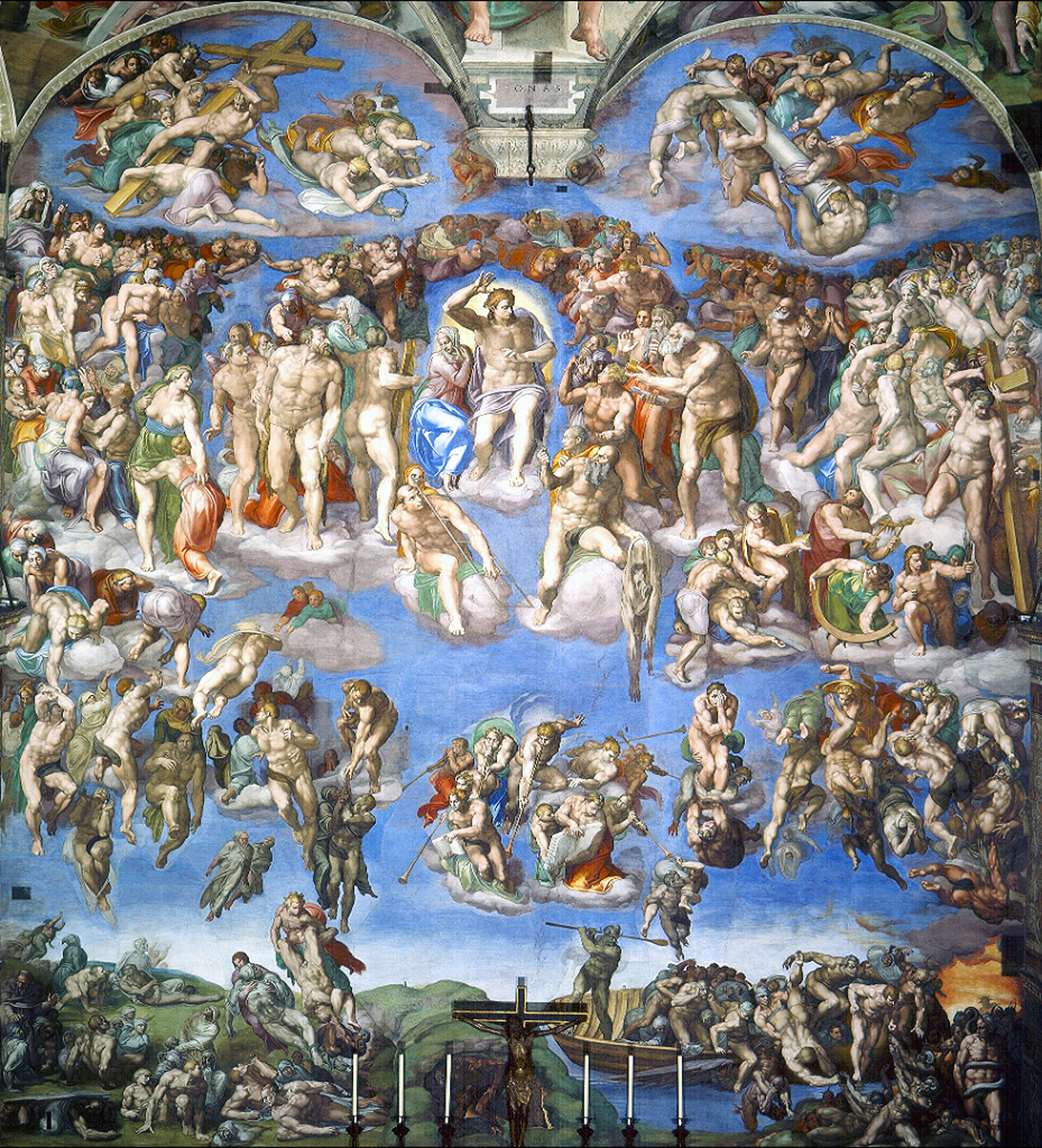 The Last Judgment by Michelangelo Reproduction