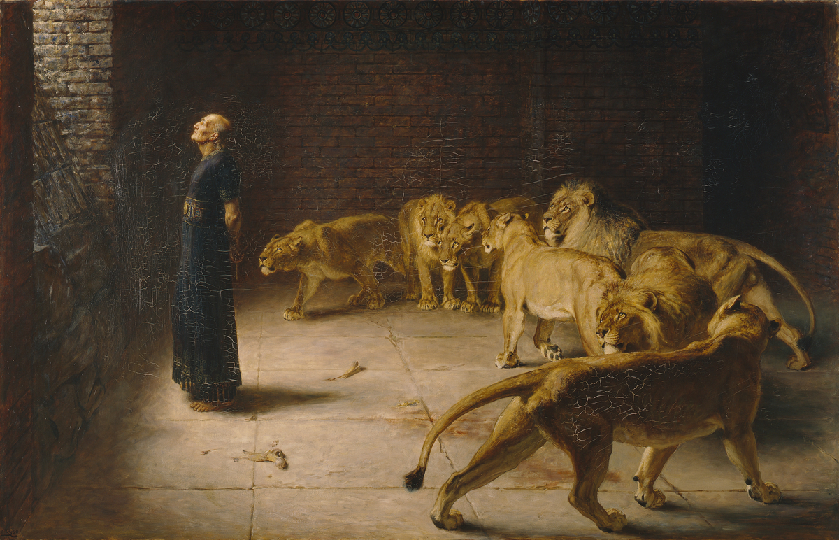 Daniel's Answer to the King by Briton Reviere Reproduction
