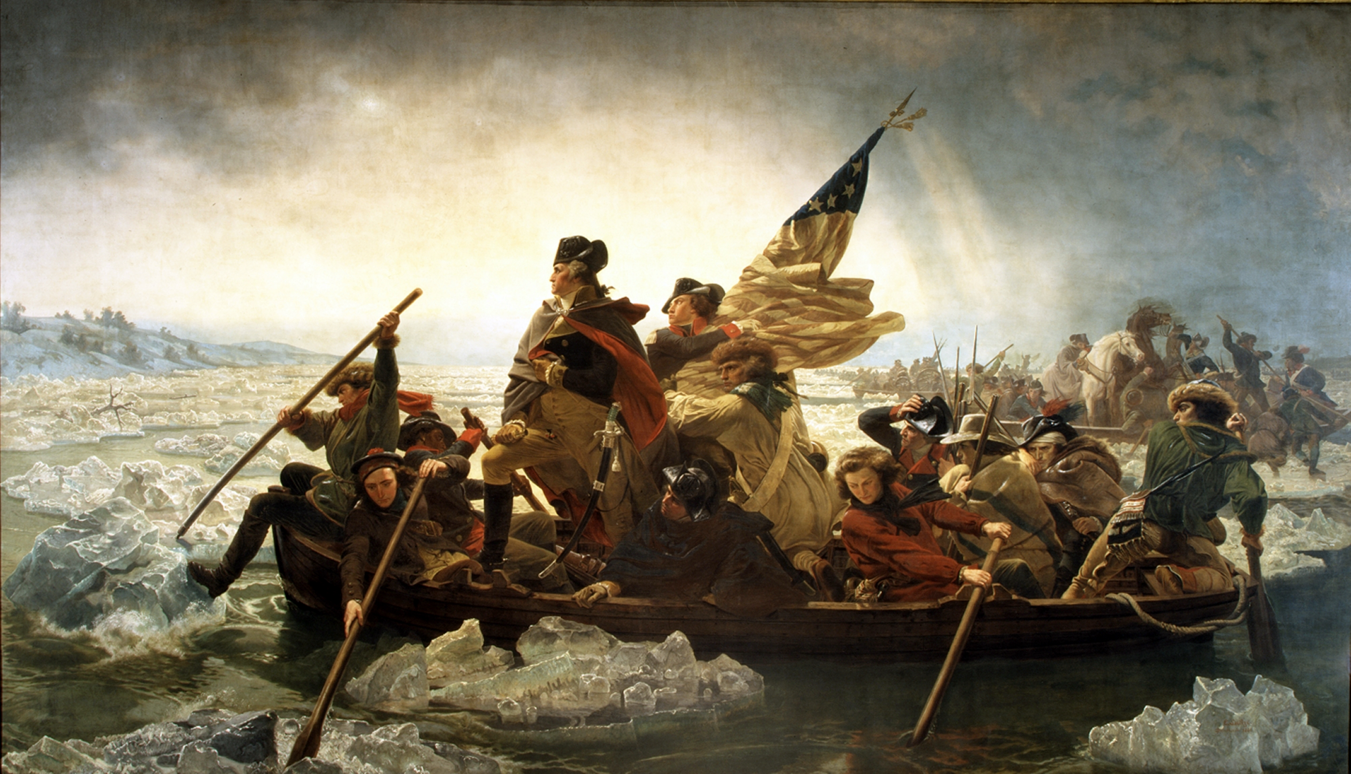 Washington Crossing the Delaware by Emanuel Leutze Reproduction