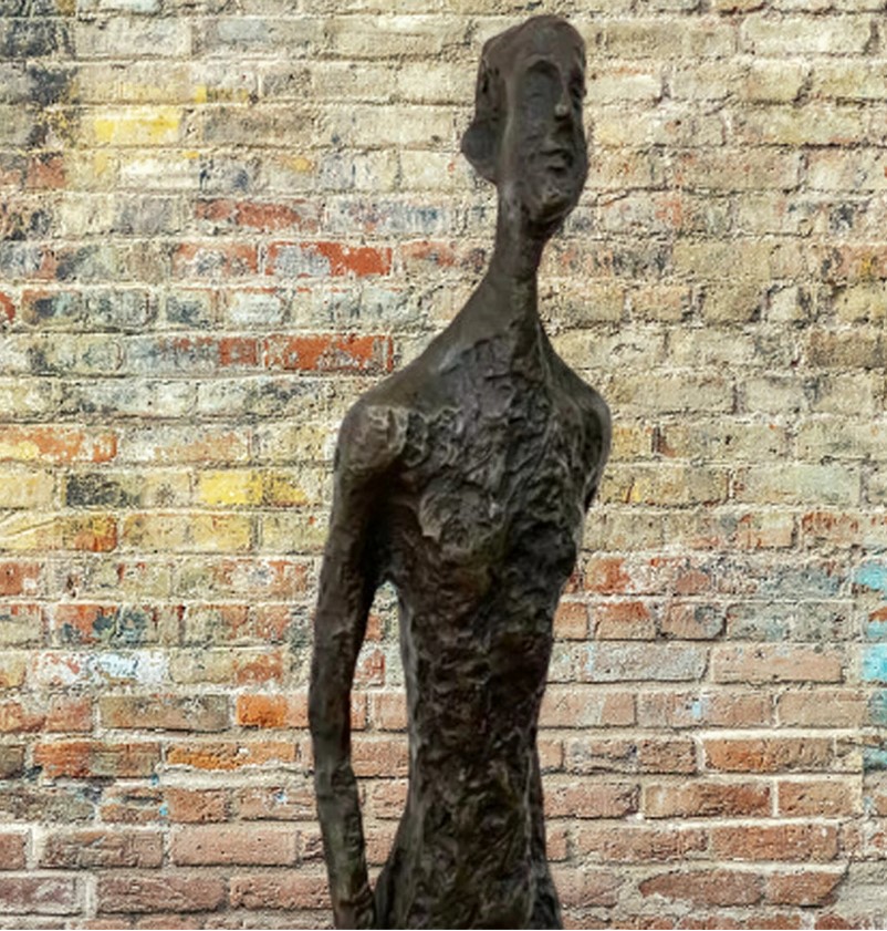 Modern Abstract Art Walking Man bronze sculpture Alberto Giacometti bronze art reproduction stick man figurine personalized gifts