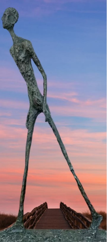 Modern Abstract Art Walking Man bronze sculpture Alberto Giacometti bronze art reproduction stick man figurine personalized gifts