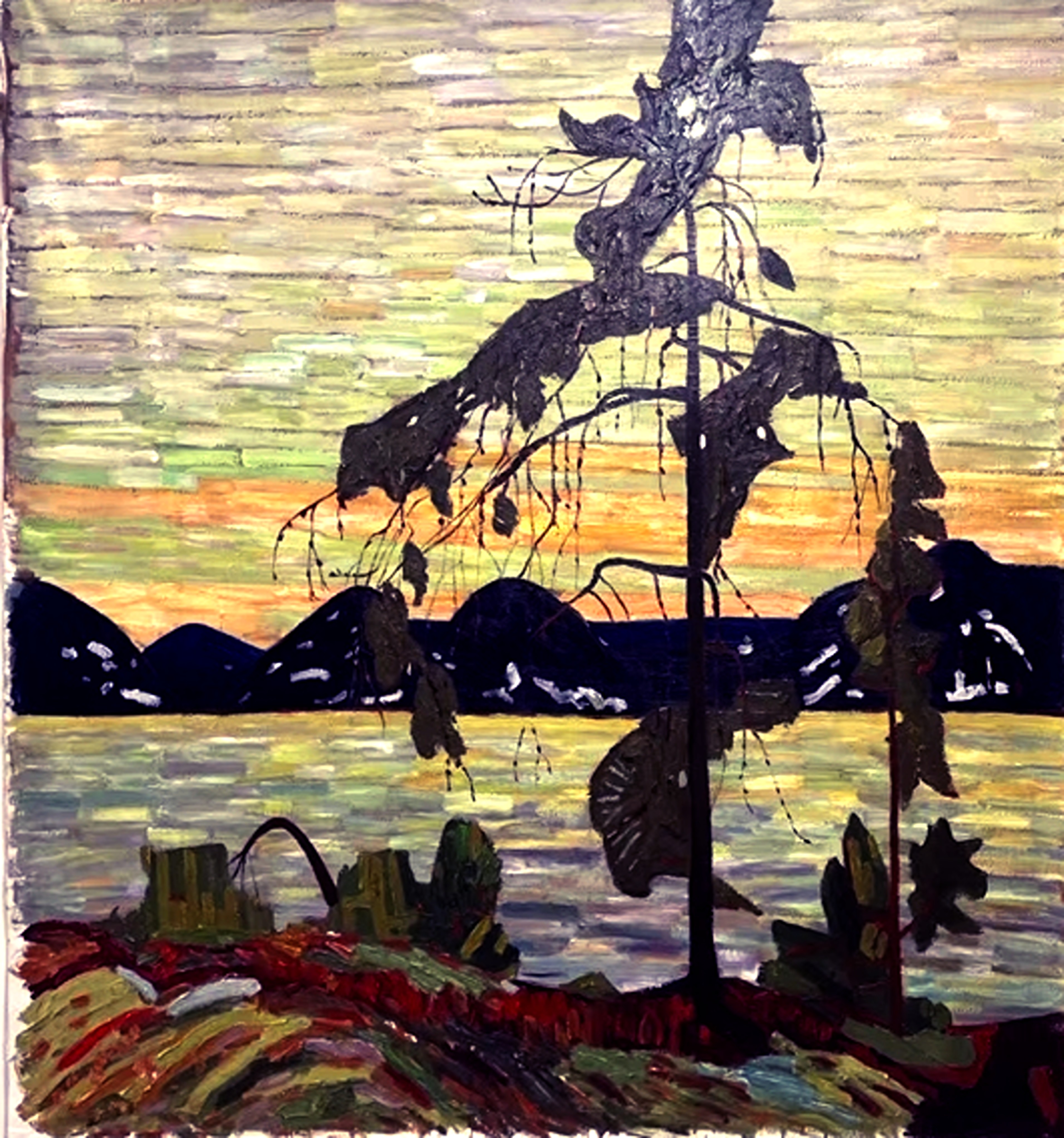 The Jack Pine 1916 by Tom Thomson Oil Reproduction