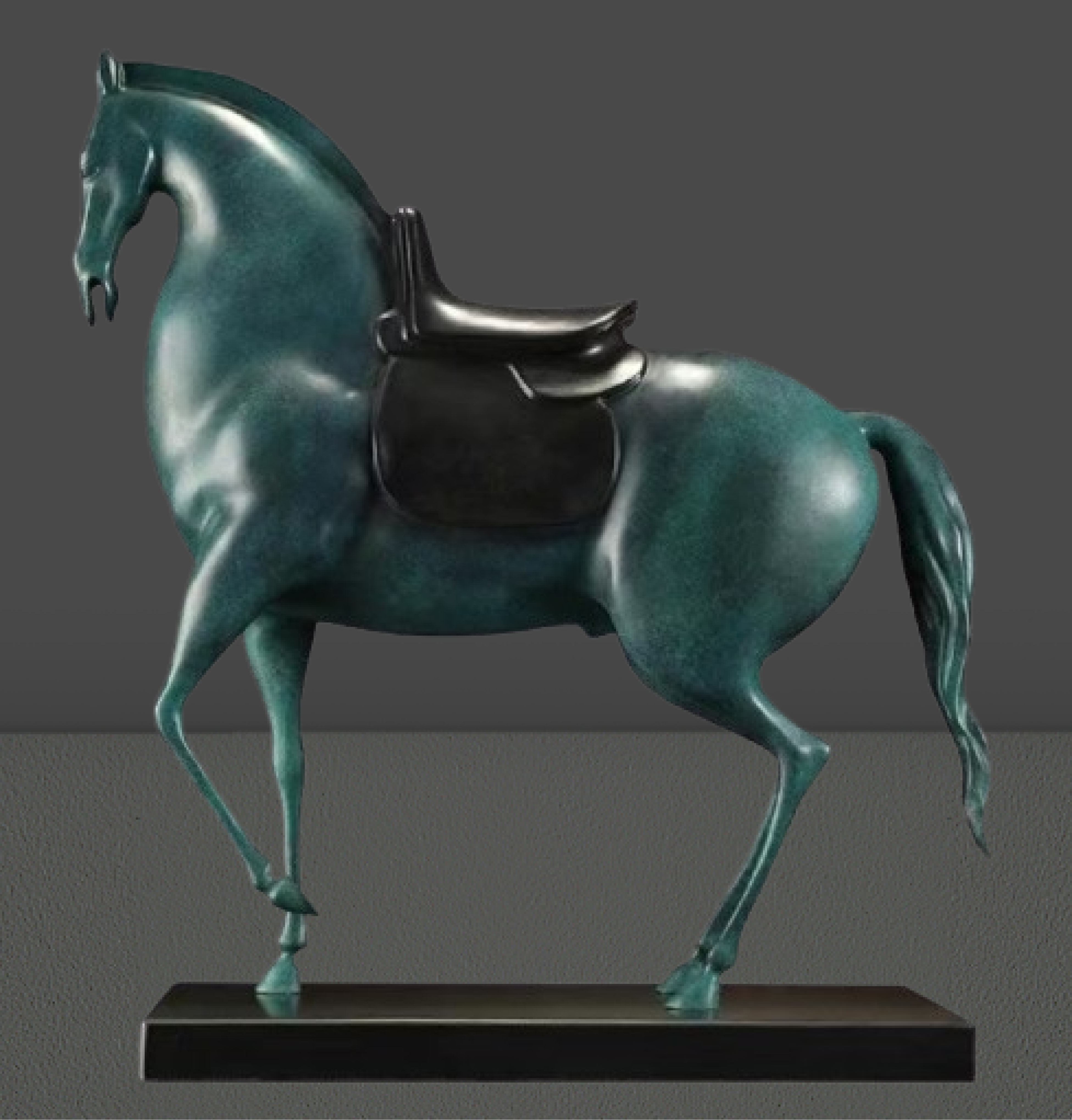 Tang Horse bronze sculpture bronze statue Ancient Lost-Wax Cast sculpture Tang Dynasty pottery horse replica vintage Tang Terracotta Horse