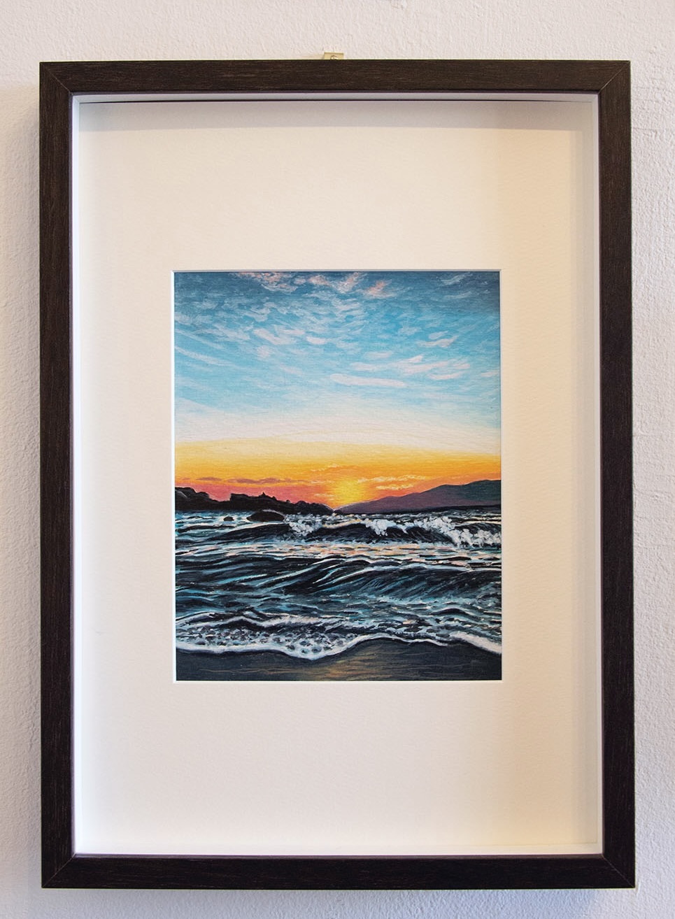 "Before Dark" Original Gouache Painting