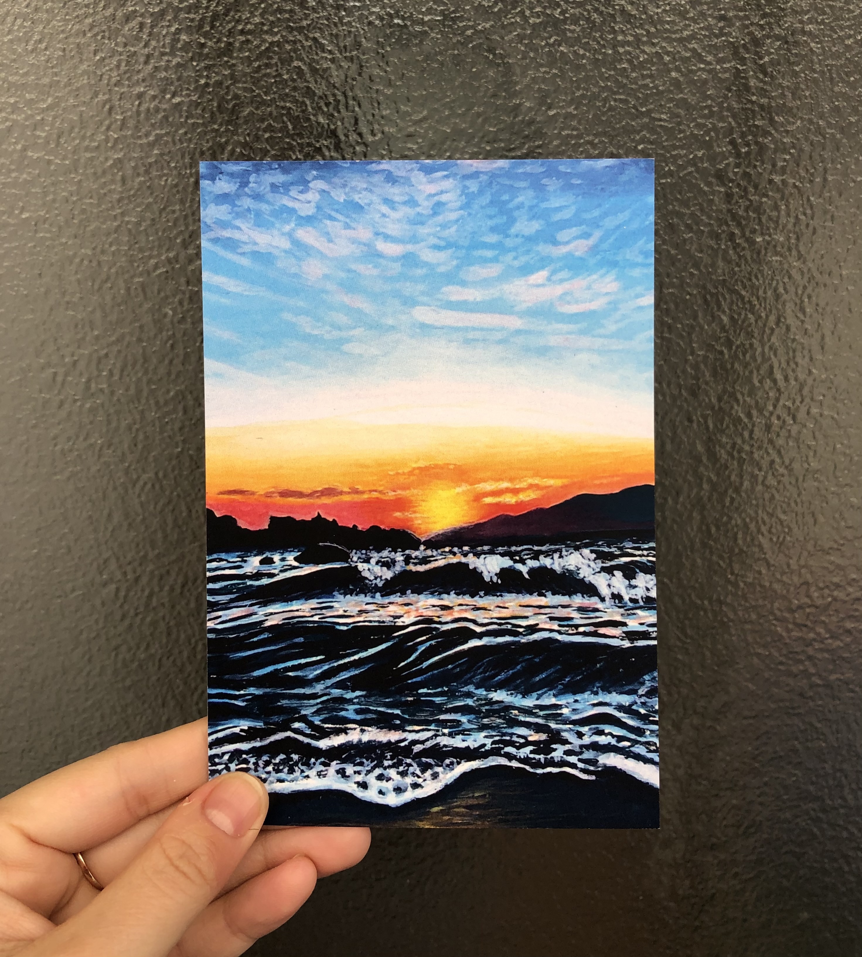 "Before Dark "-  Postcard