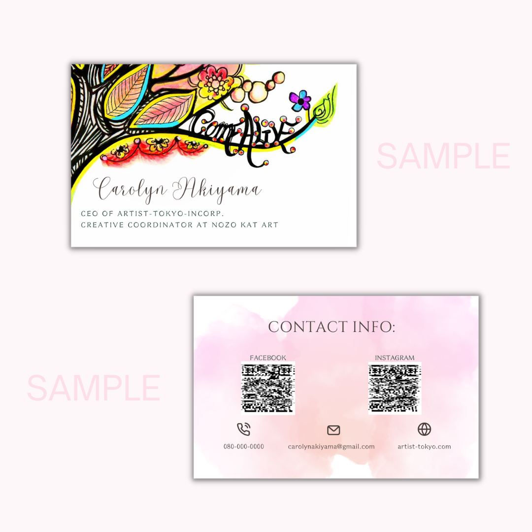 Commissioned Name Card Design