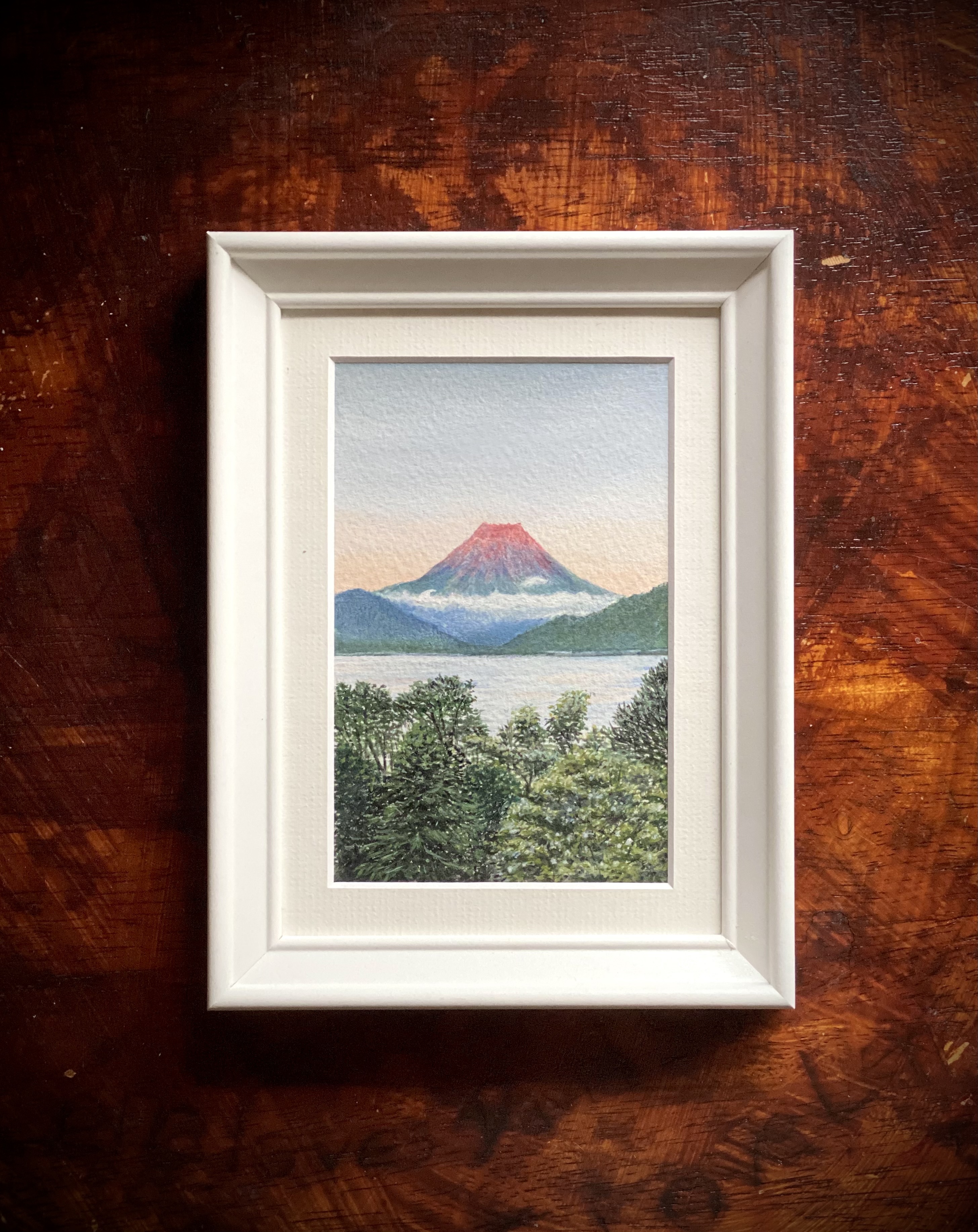 "Mt. Fuji" Original Gouache Painting