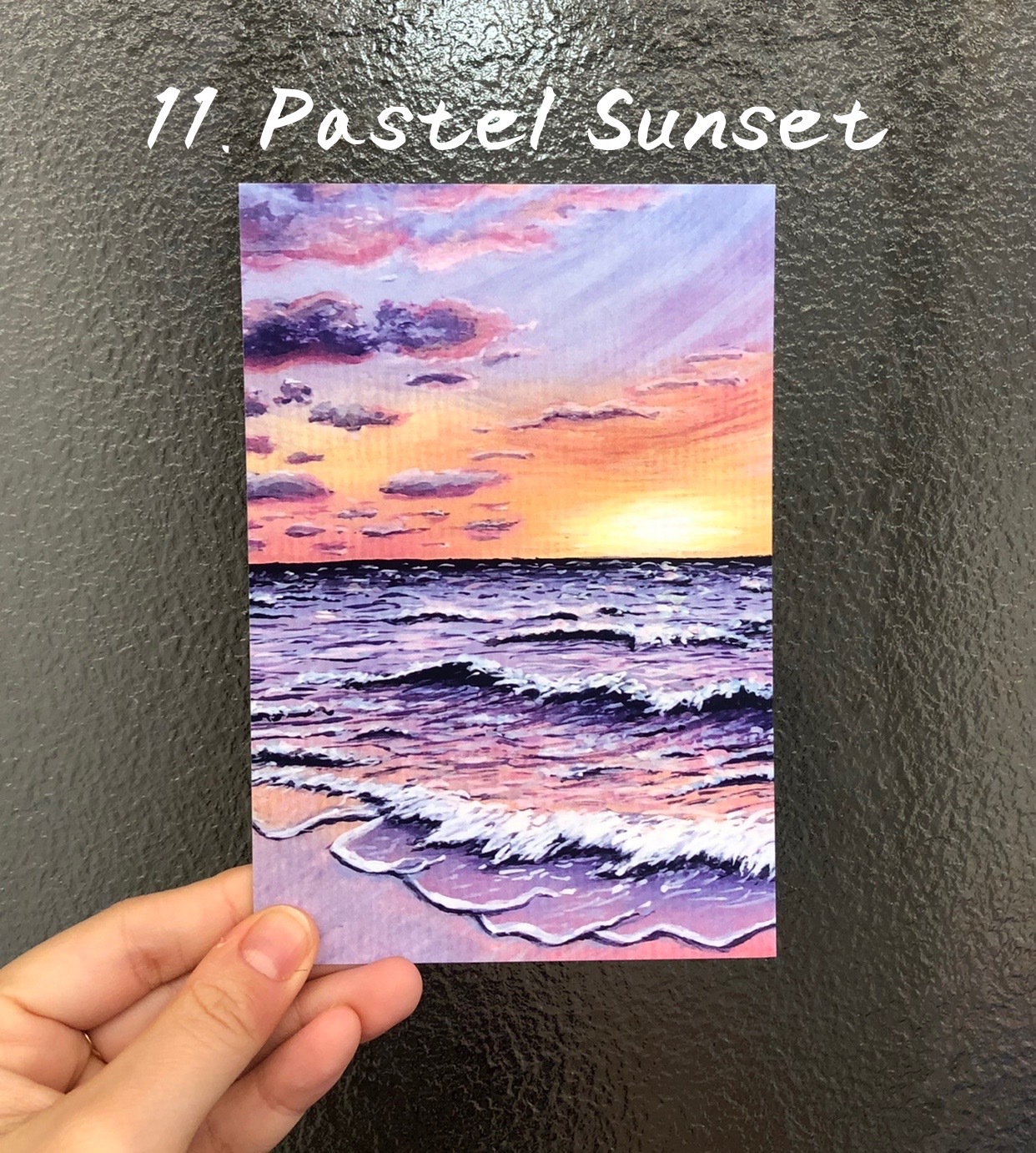 "Pastel Sunset "-  Postcard