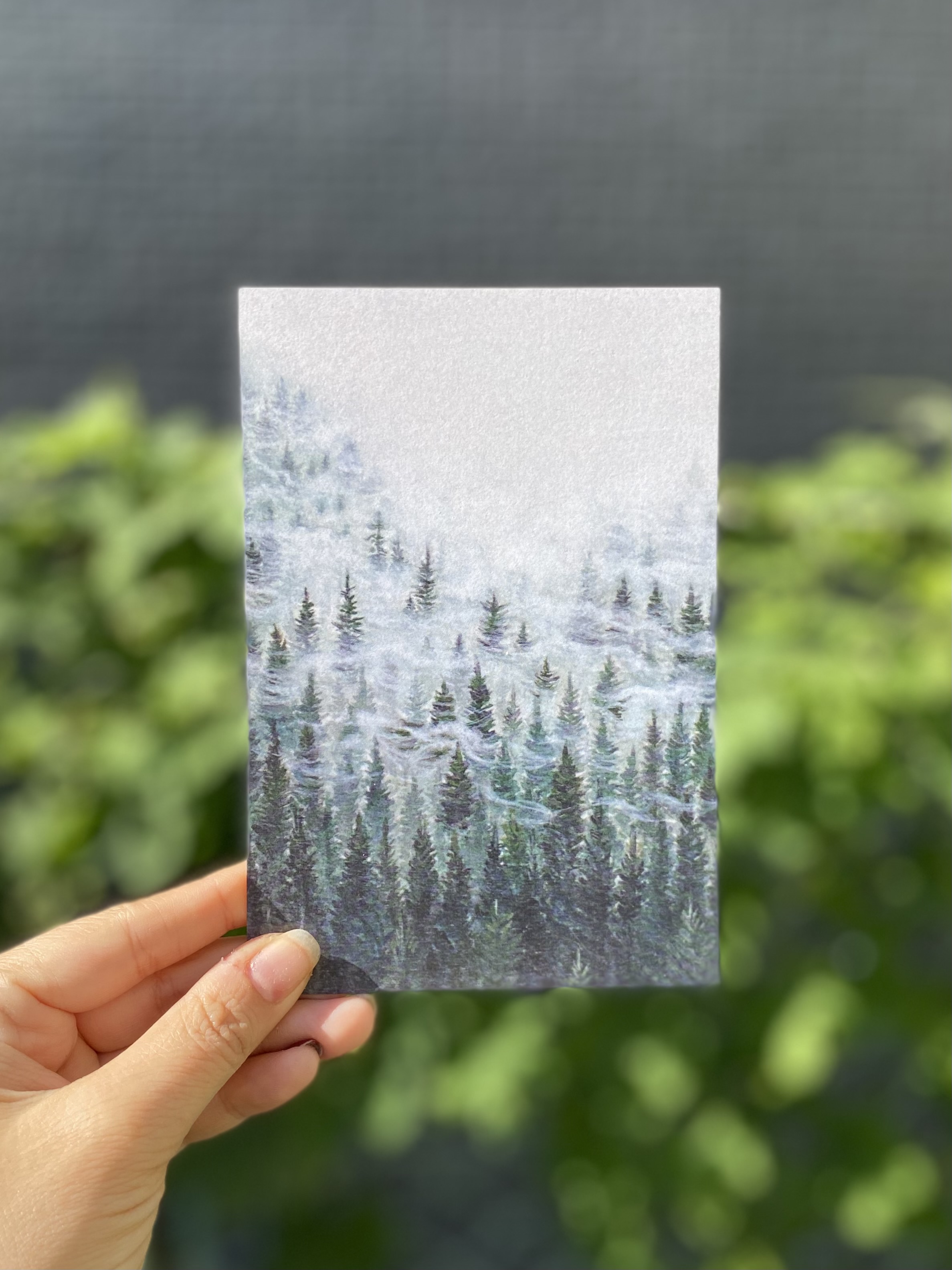 Misty Forest Art Print