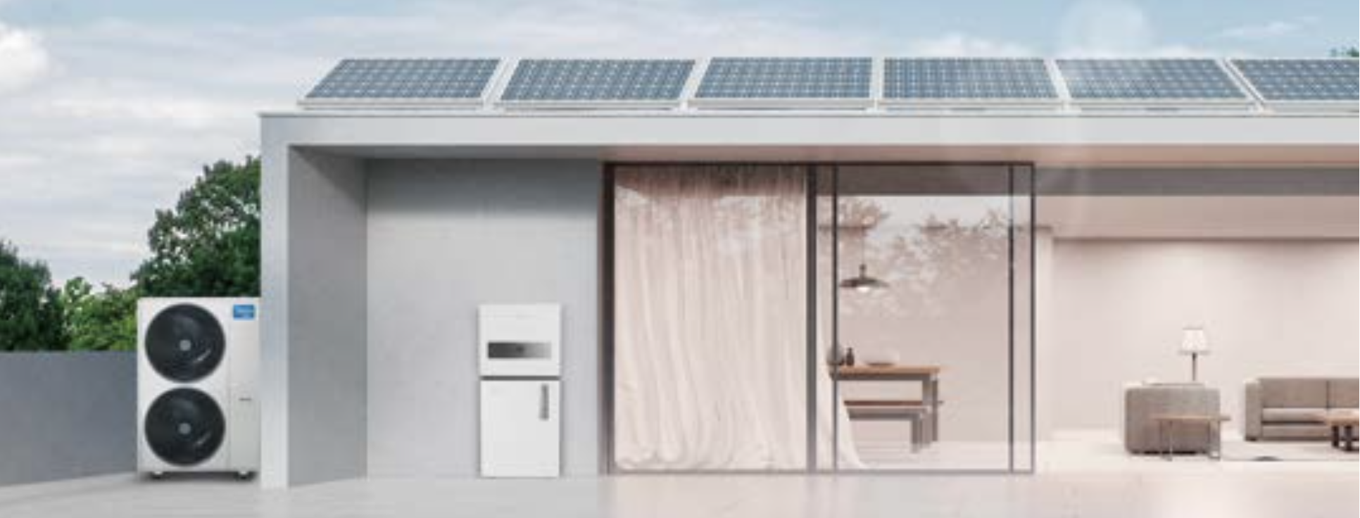 Midea MHELIOS Flex - H Low Voltage Energy Storage Battery and Hybrid Inverter (optional)