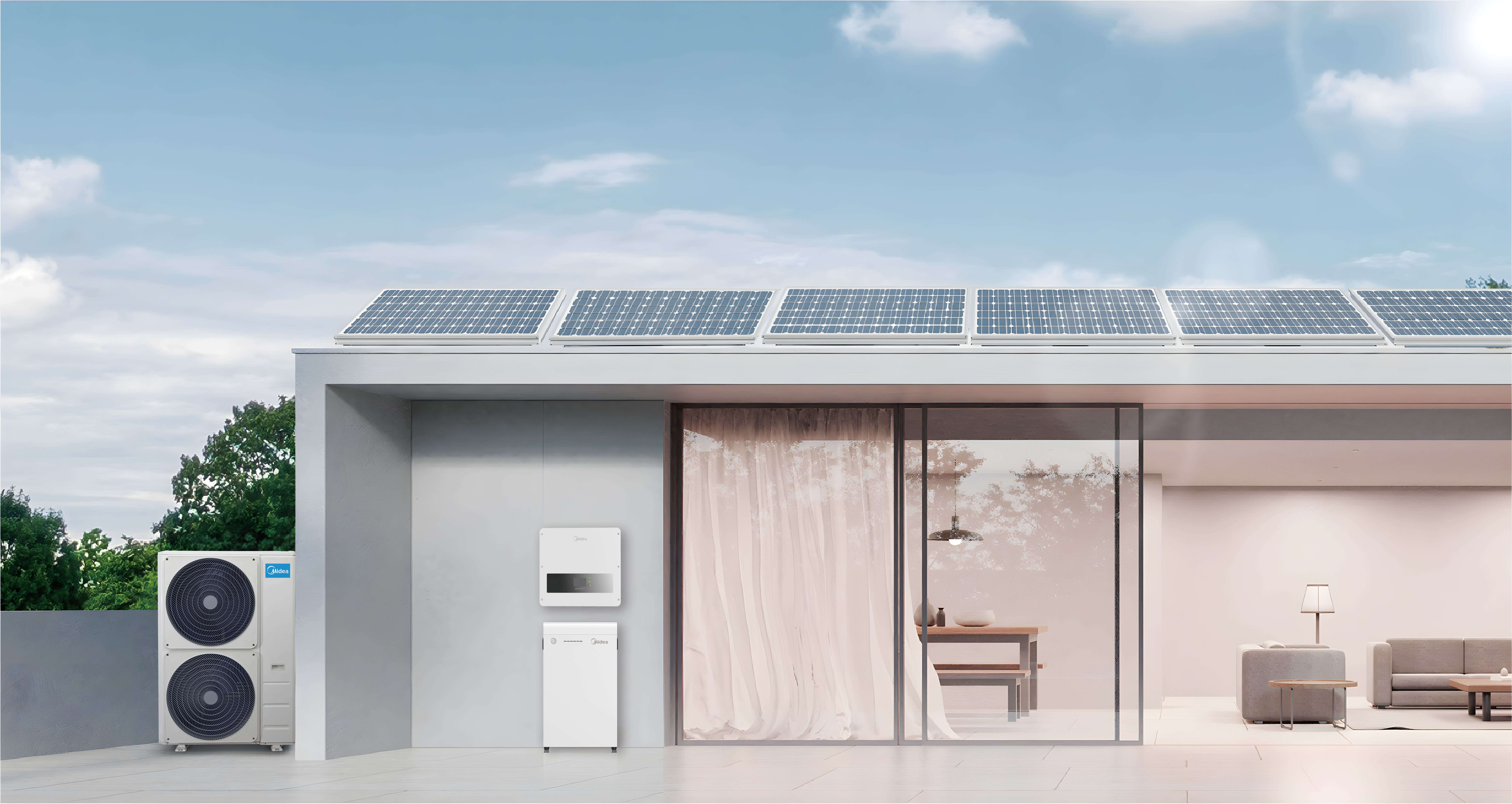Midea MHELIOS Flex - H Low Voltage Outdoor Energy Storage Battery and Hybrid Inverter (optional)