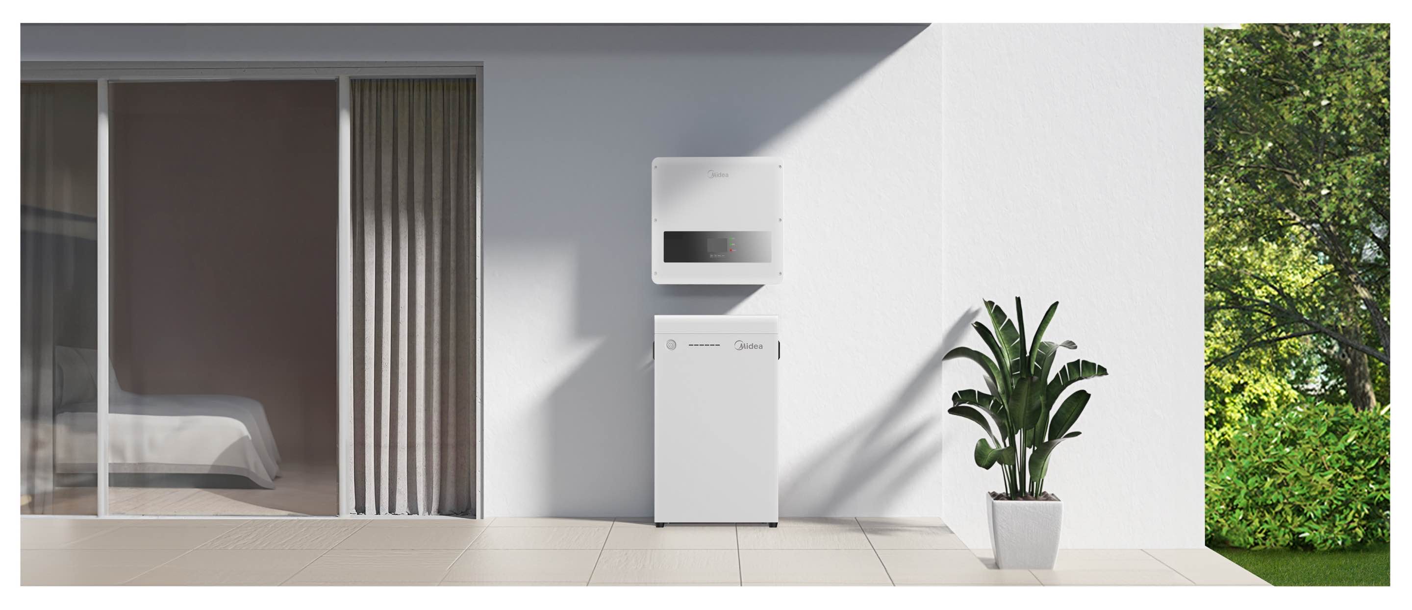 Midea MHELIOS Flex - H Low Voltage Outdoor Energy Storage Battery and Hybrid Inverter (optional)