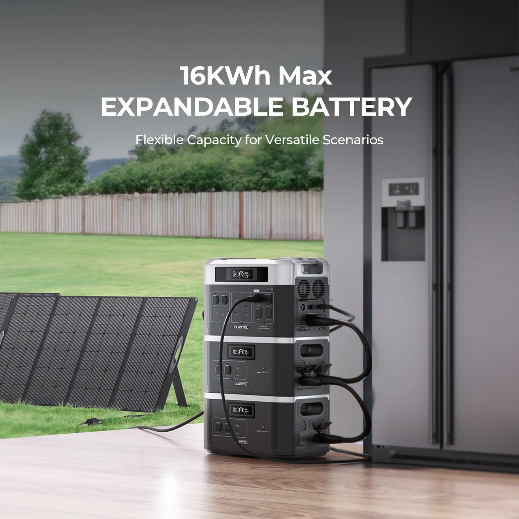 OUKITEL BP2000 Solar Generator 2200W