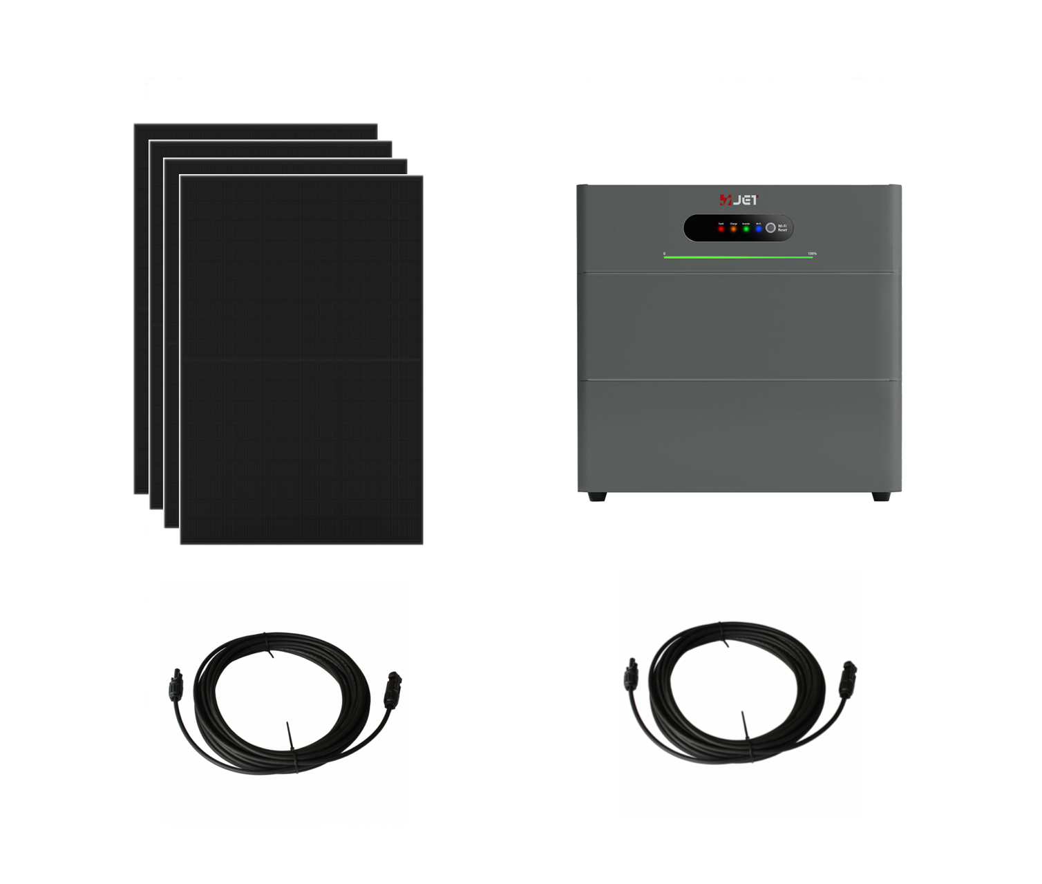 4 Panel Balcony Solar DIY Kit