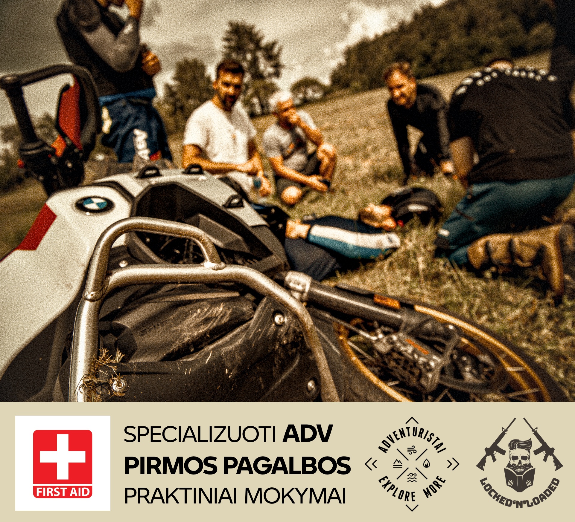 Specializuoti ADV PIRMOS PAGALBOS praktiniai mokymai