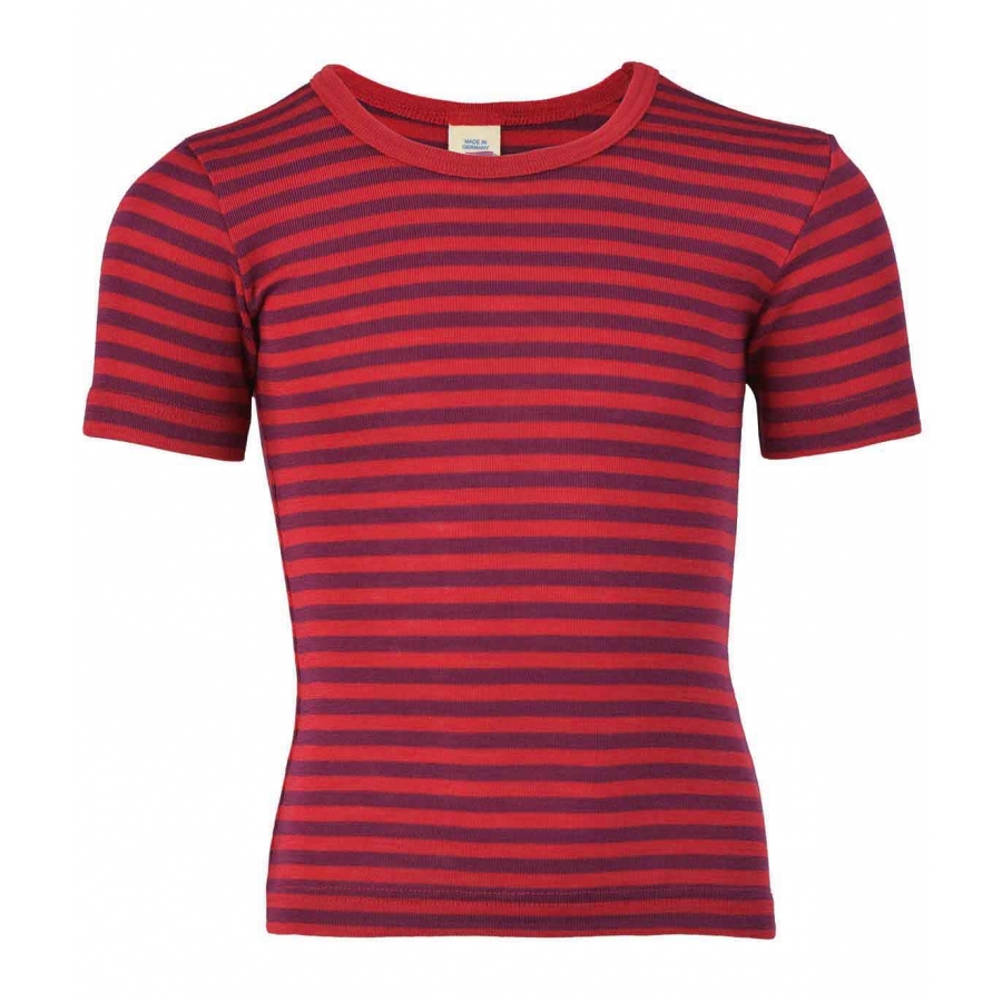 Vilnoniai marškinėliai su šilku