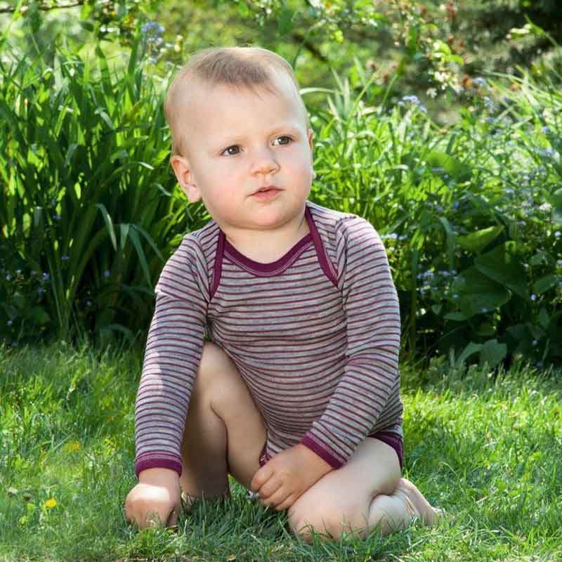 Glaustinukė bordo-pilkos juostos