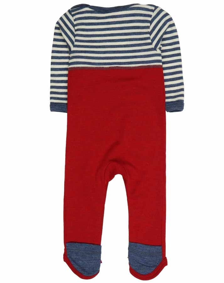 Vilnoniai šliaužtinukai mėlynai baltai dryžuoti