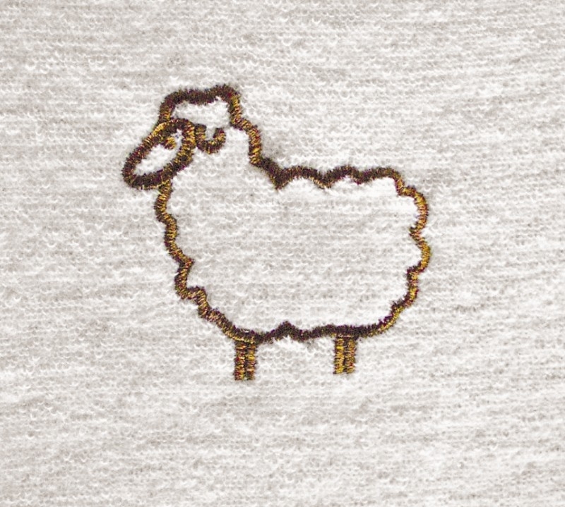 Vilnoniai šliaužtinukai natūralios spalvos