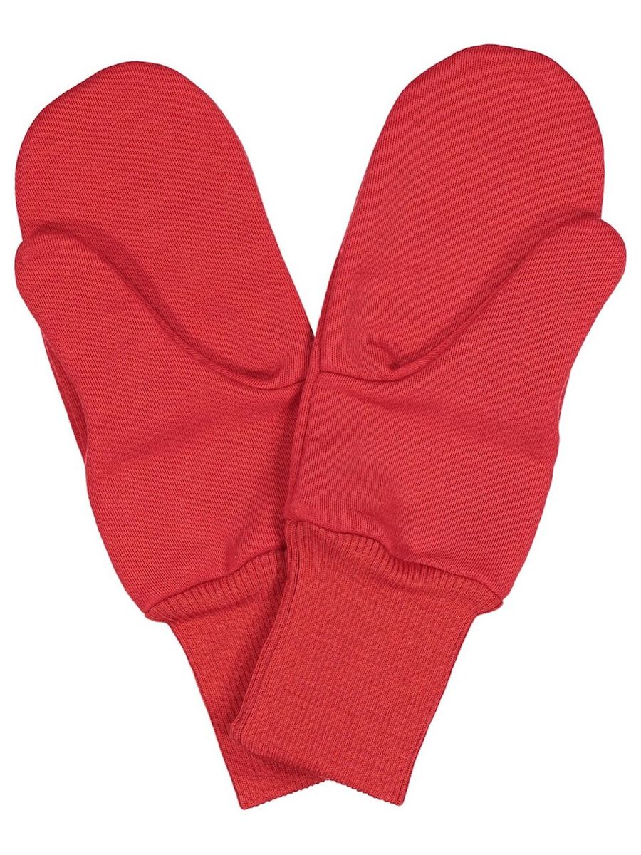 Vilnonės pirštinės raudonos