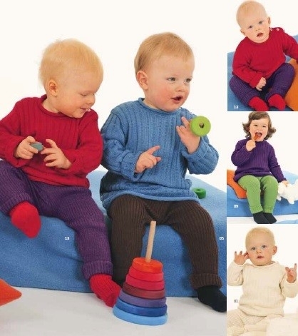 Storos megztos vilnonės timpos, rudos