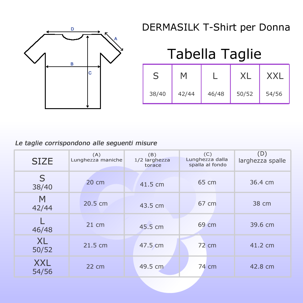 Dermasilk moteriški marškinėliai trumpomis rankovėmis