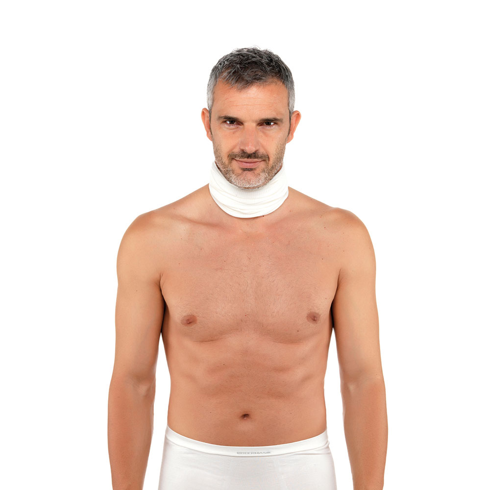 Dermasilk žiedinė skarelė 90x15 cm.