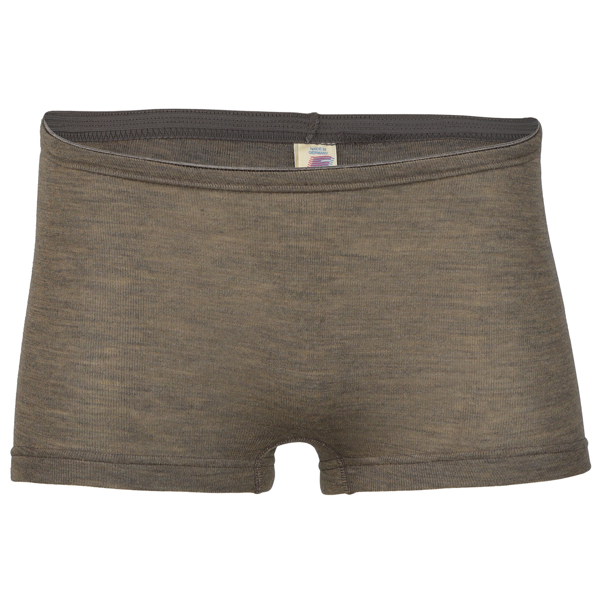 Šilko vilnos trumpikės riešutmedžio spalvos