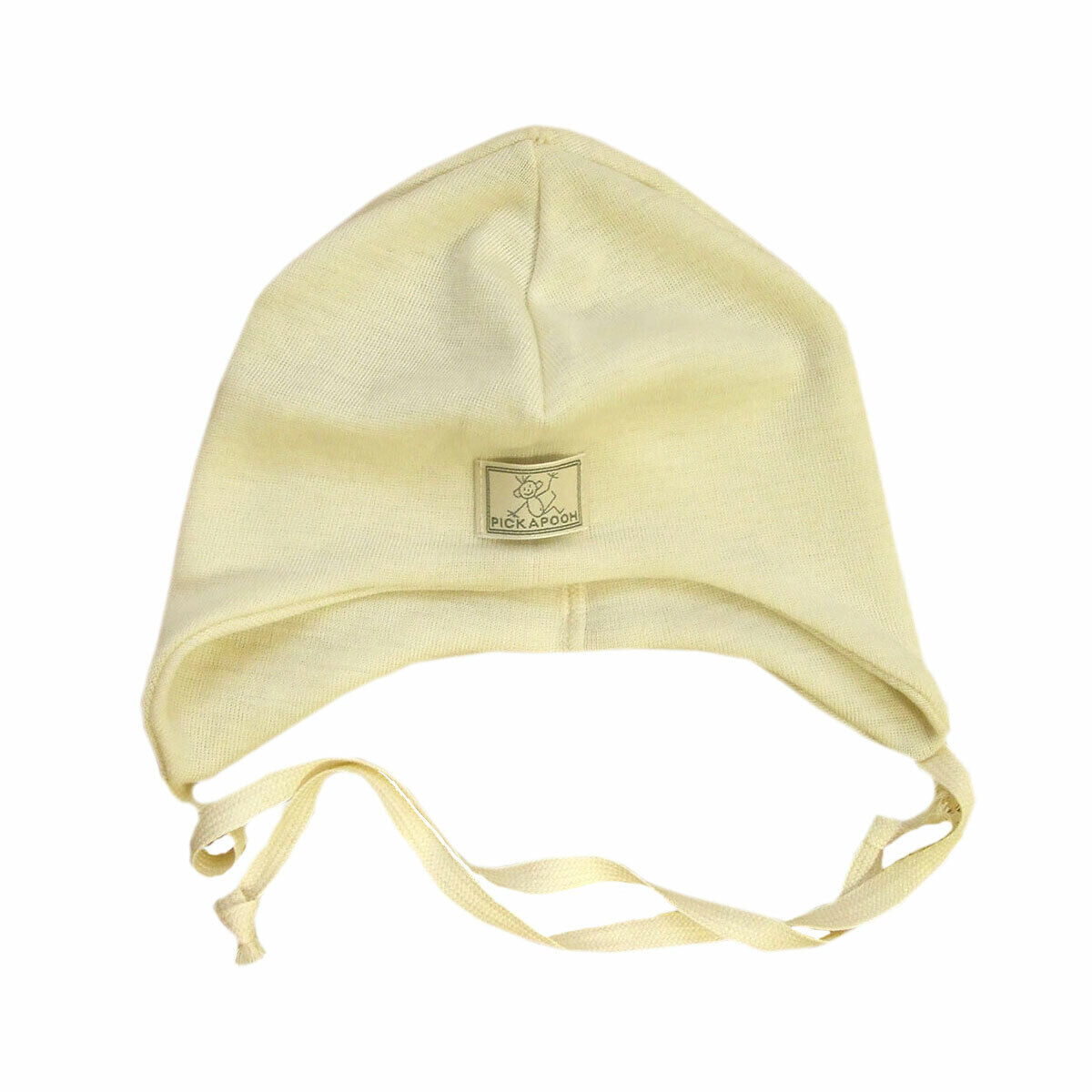 Šilko vilnos kepurytė natūralios spalvos