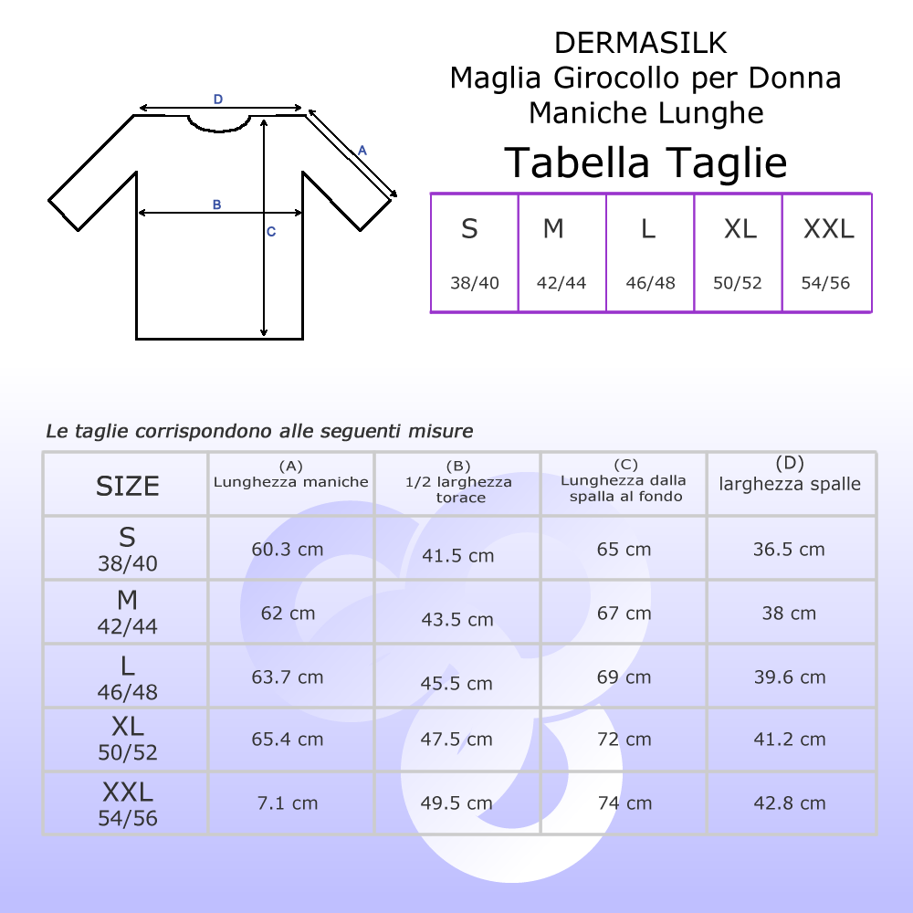 Dermasilk moteriškas golfas ilgomis rankovėmis
