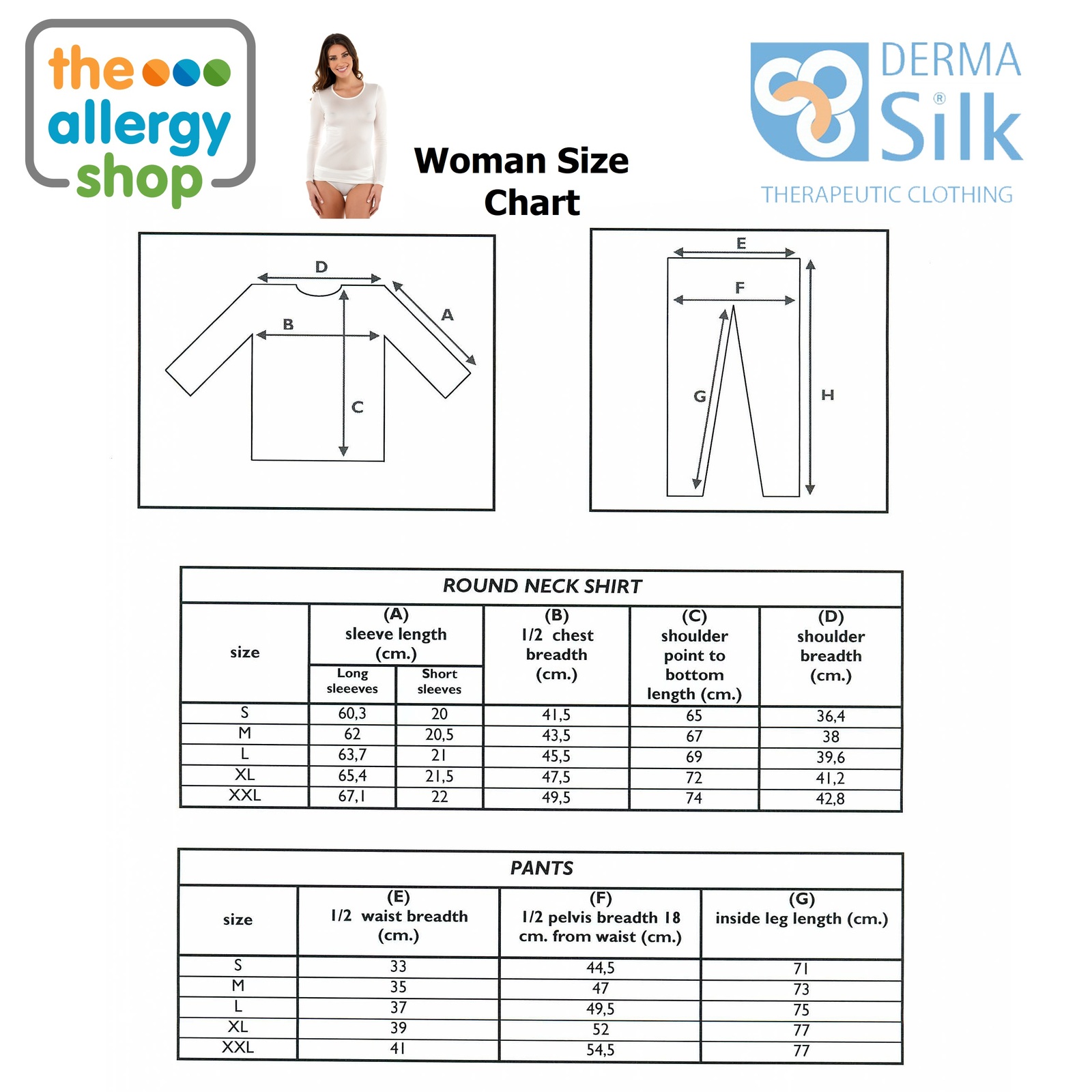 Dermasilk moteriškos kelnės