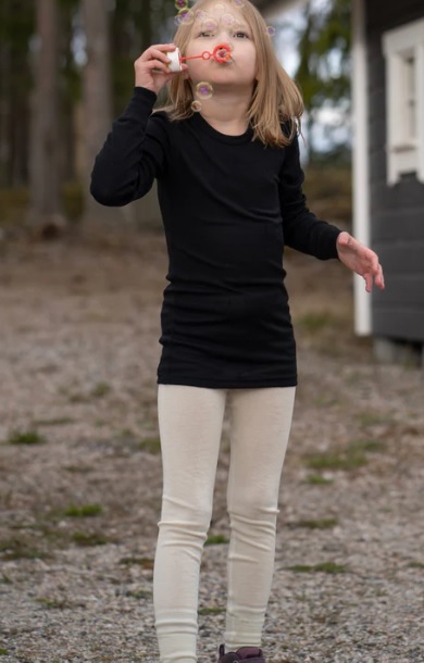 Merino vilnos kelnės baltos