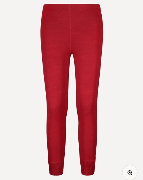 Merino vilnos kelnės raudonos