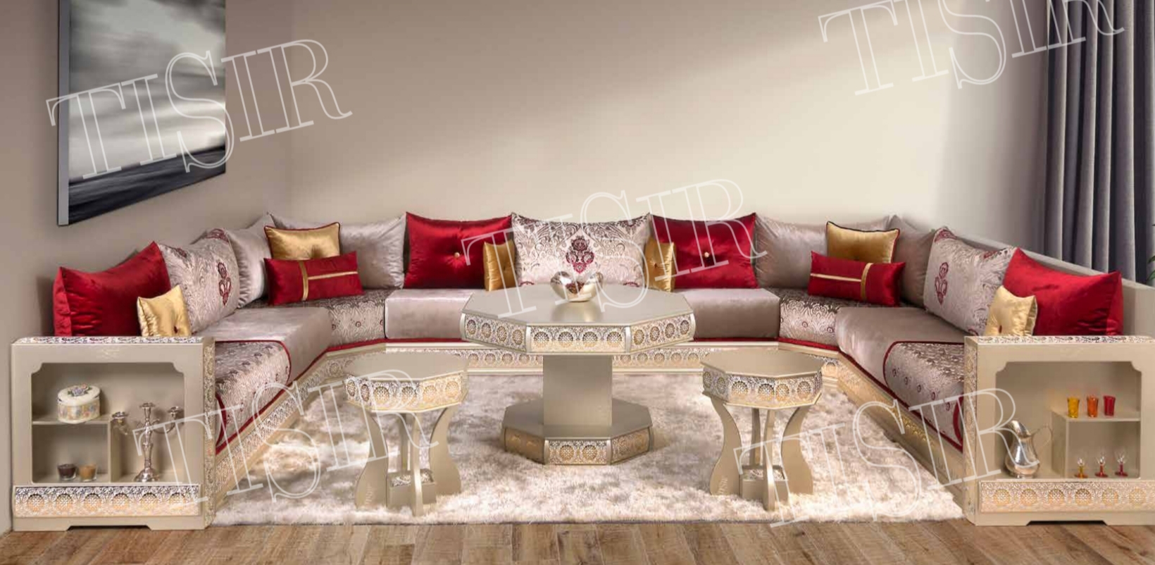 SALON MAROCAIN ROSONI DORE