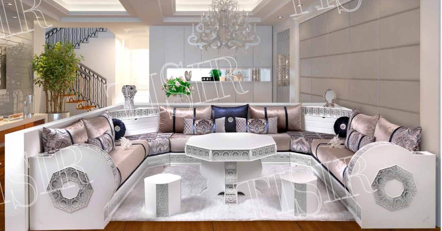 SALON MAROCAIN ROSSONI BLANC ARG