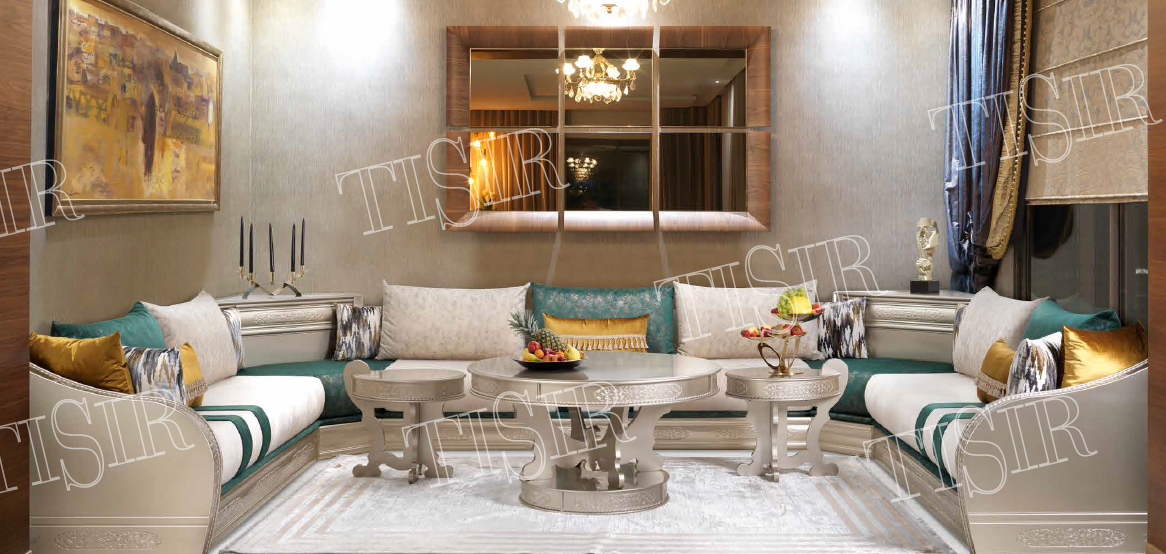 SALON MAROCAIN ROYAL ARGENT