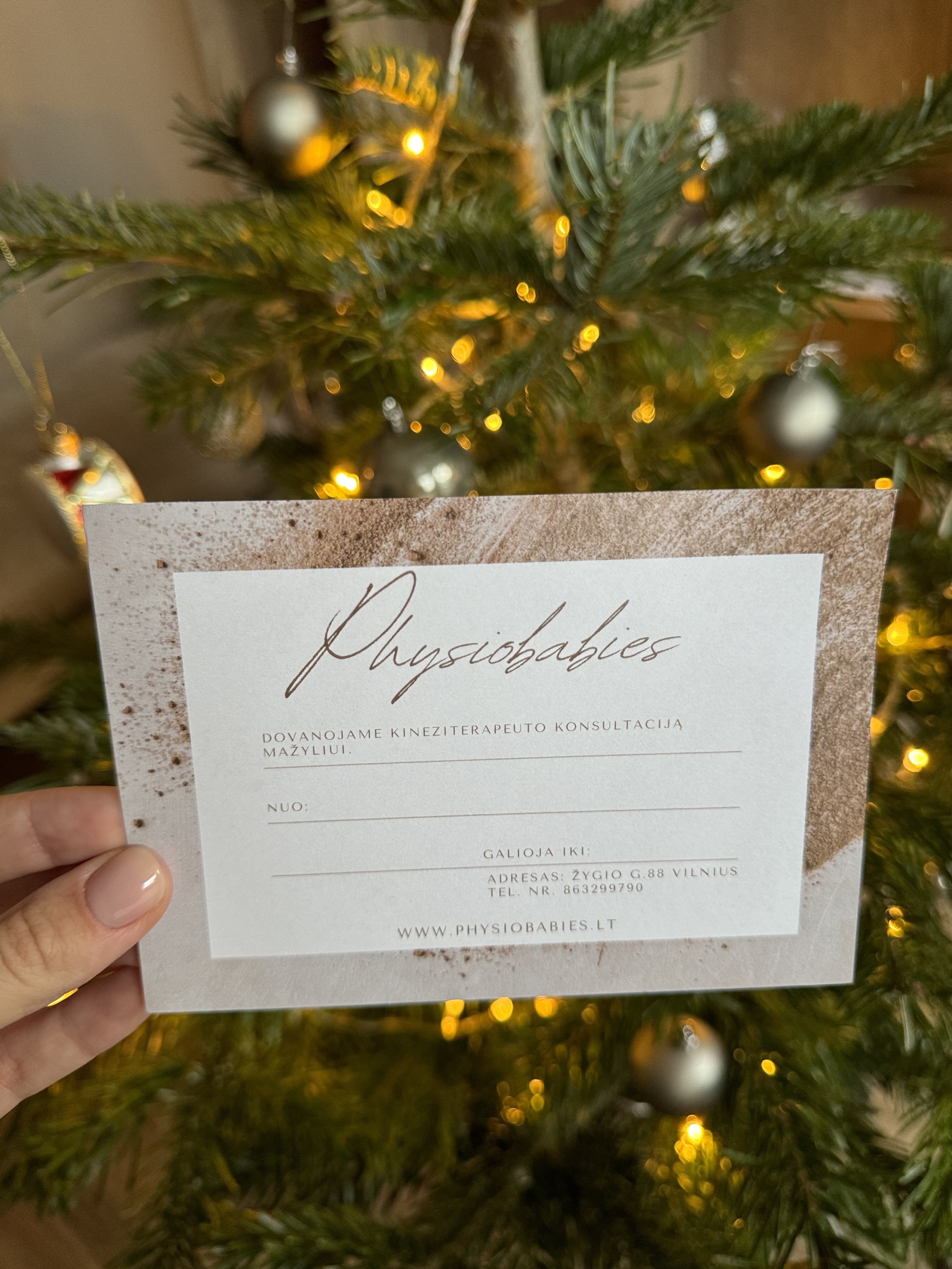 Dovanų kuponas (Fizinis)