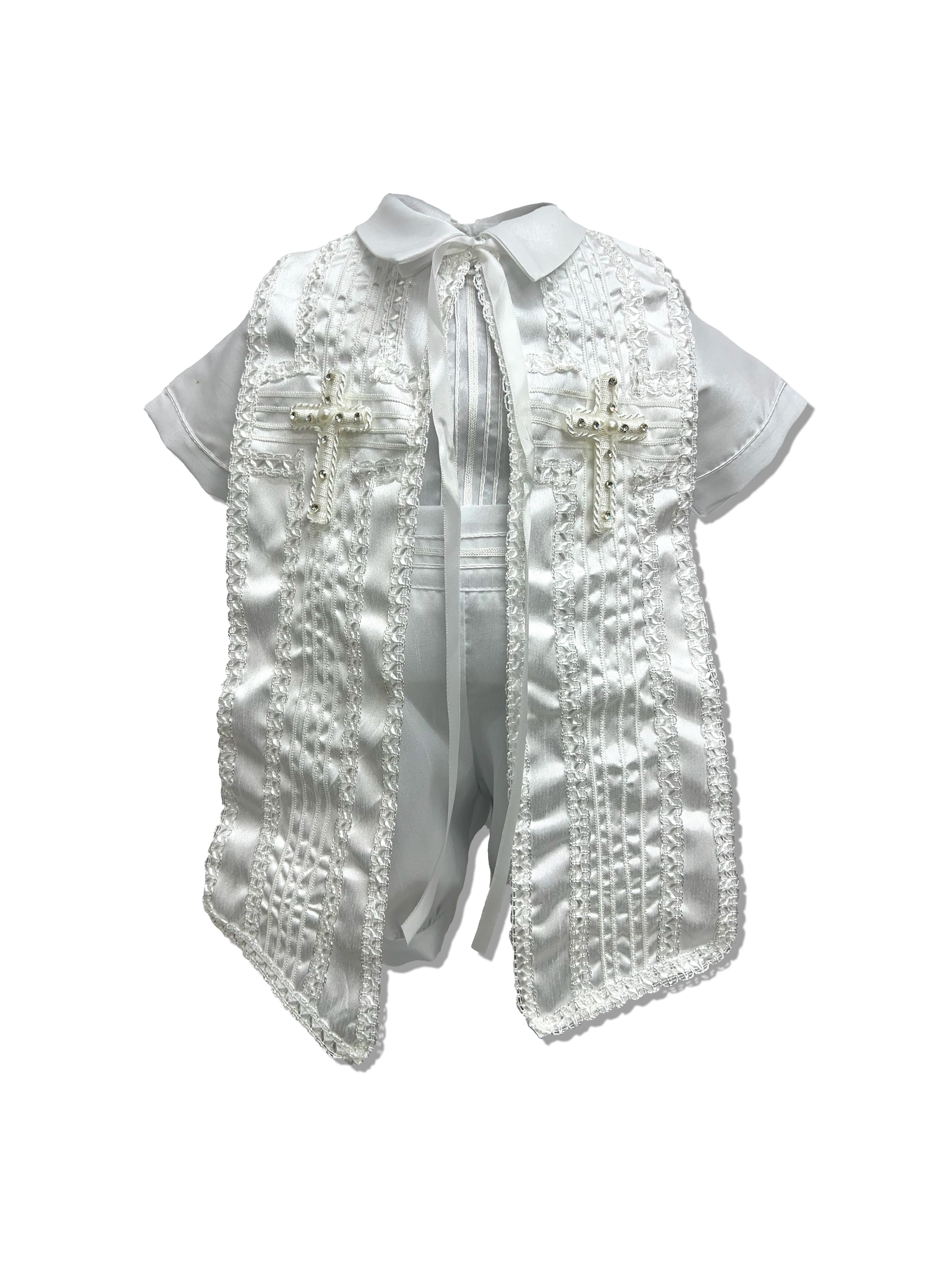 Ropón de bautizo para niño alta calidad: Modelo Benny