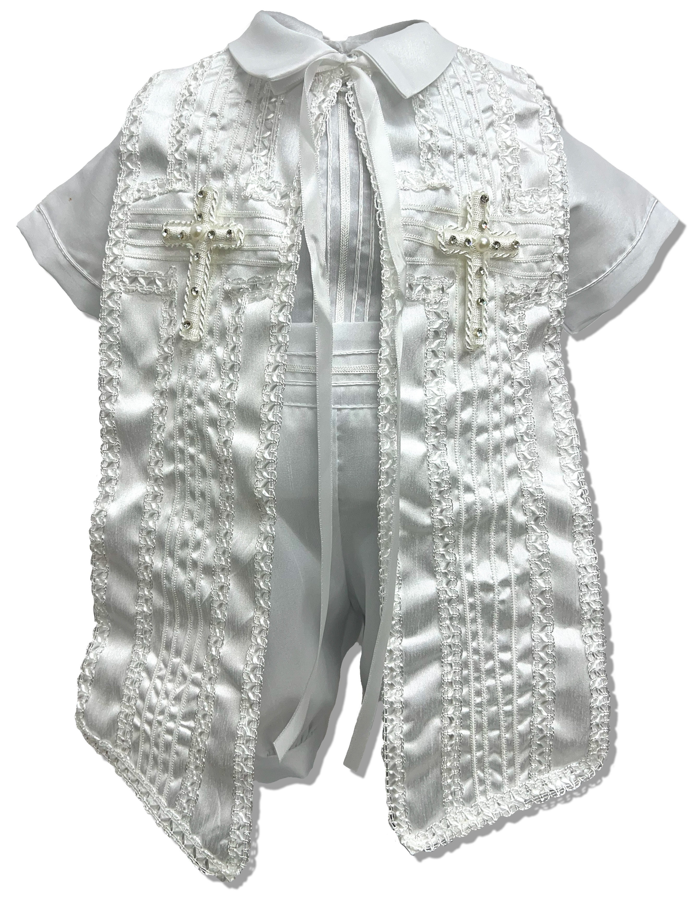 Ropón de bautizo para niño alta calidad: Modelo Benny