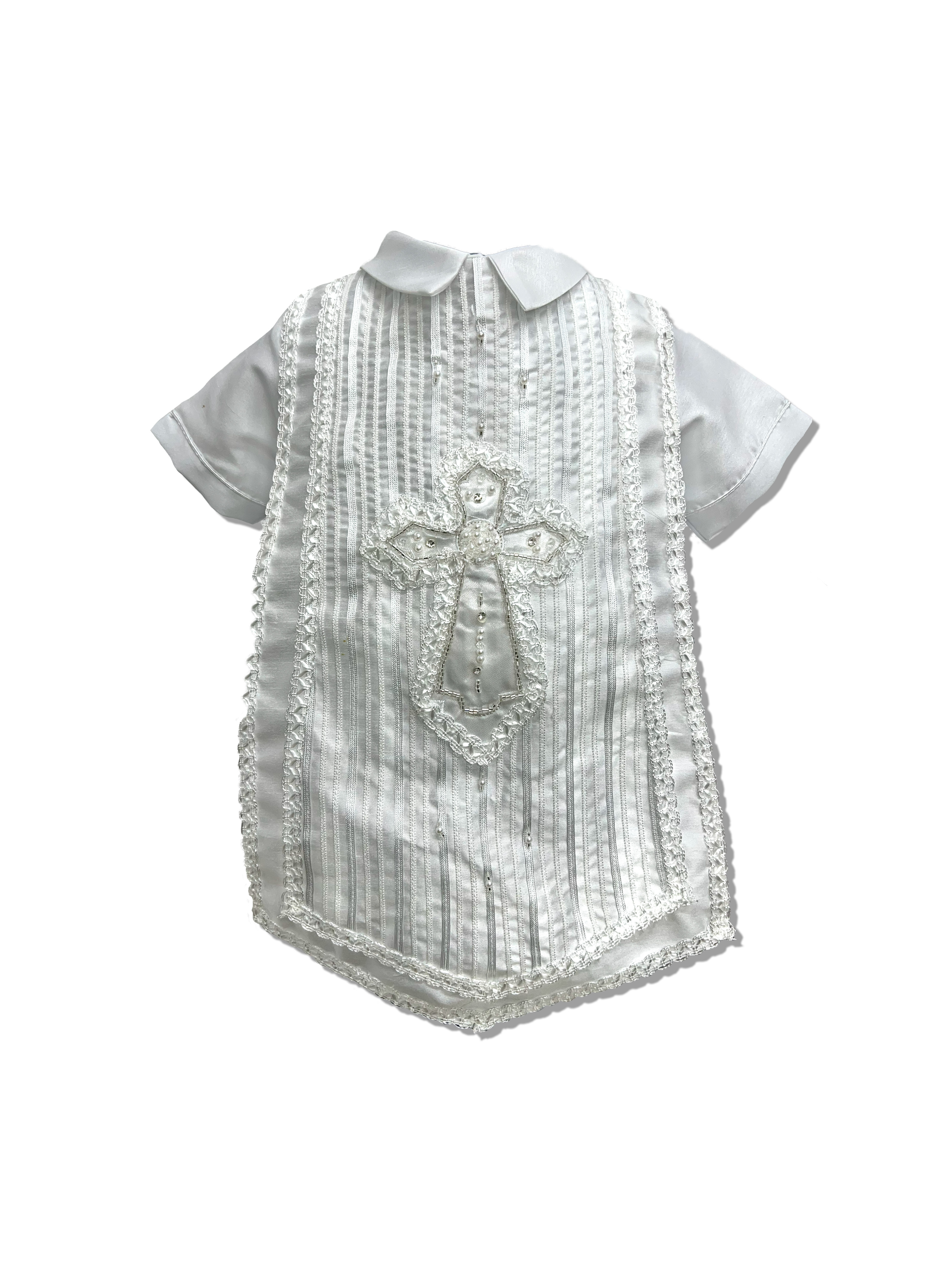 Ropón de bautizo para niño alta calidad: Modelo David